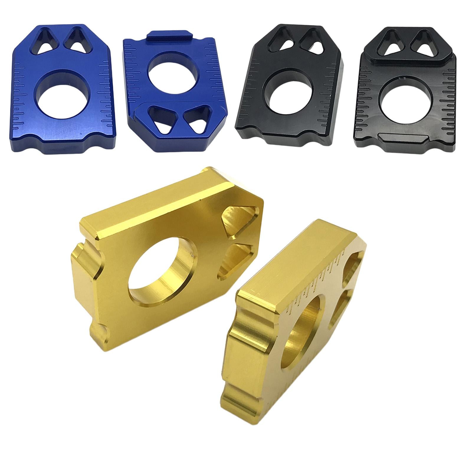 CNC Aluminum Rear Axle Chain Adjuster Suitable for SUZUKI DRZ400SM 2004-2015 black