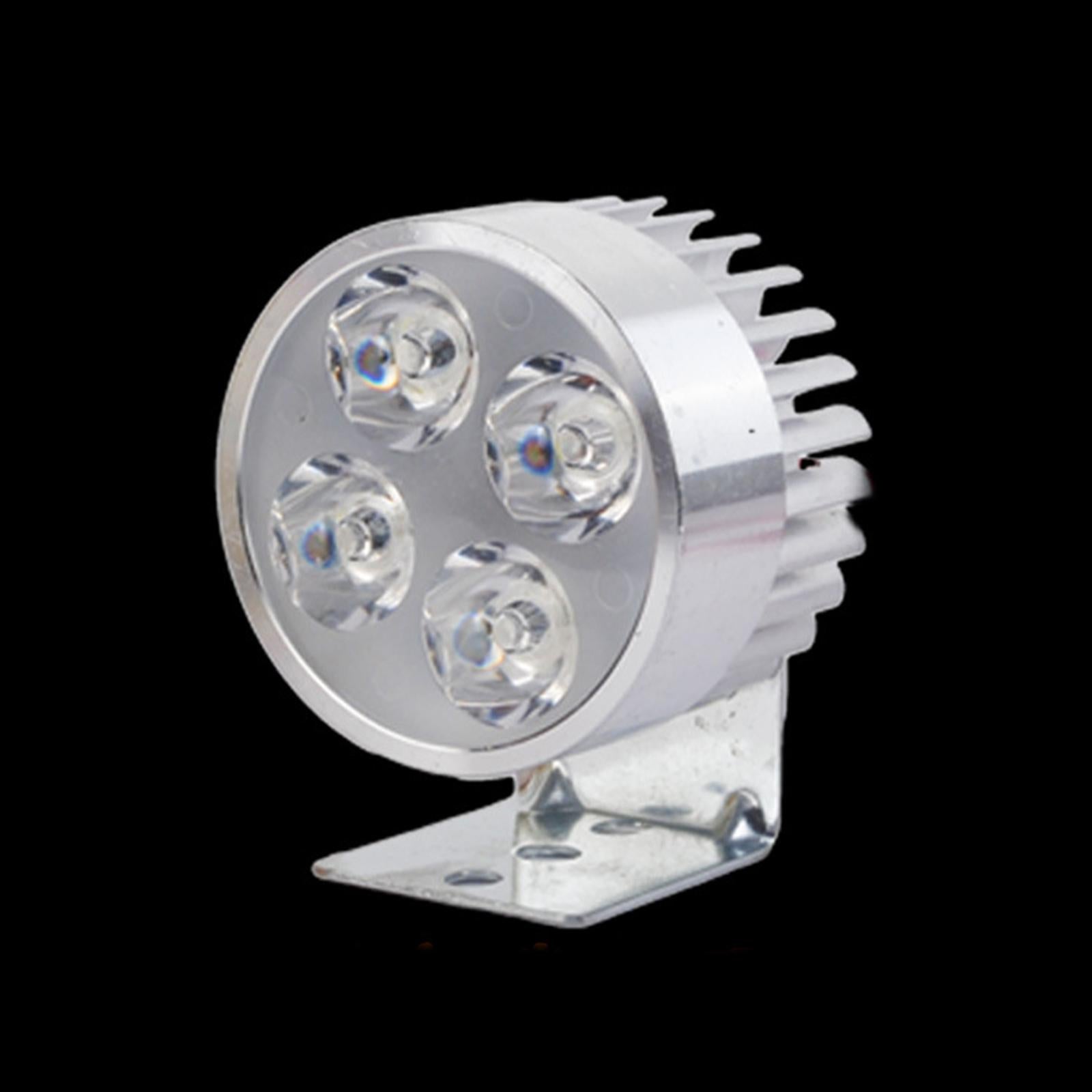 Motorcycle Double LED Front Light Headlight Motorbike Driving Lamp Headlamp