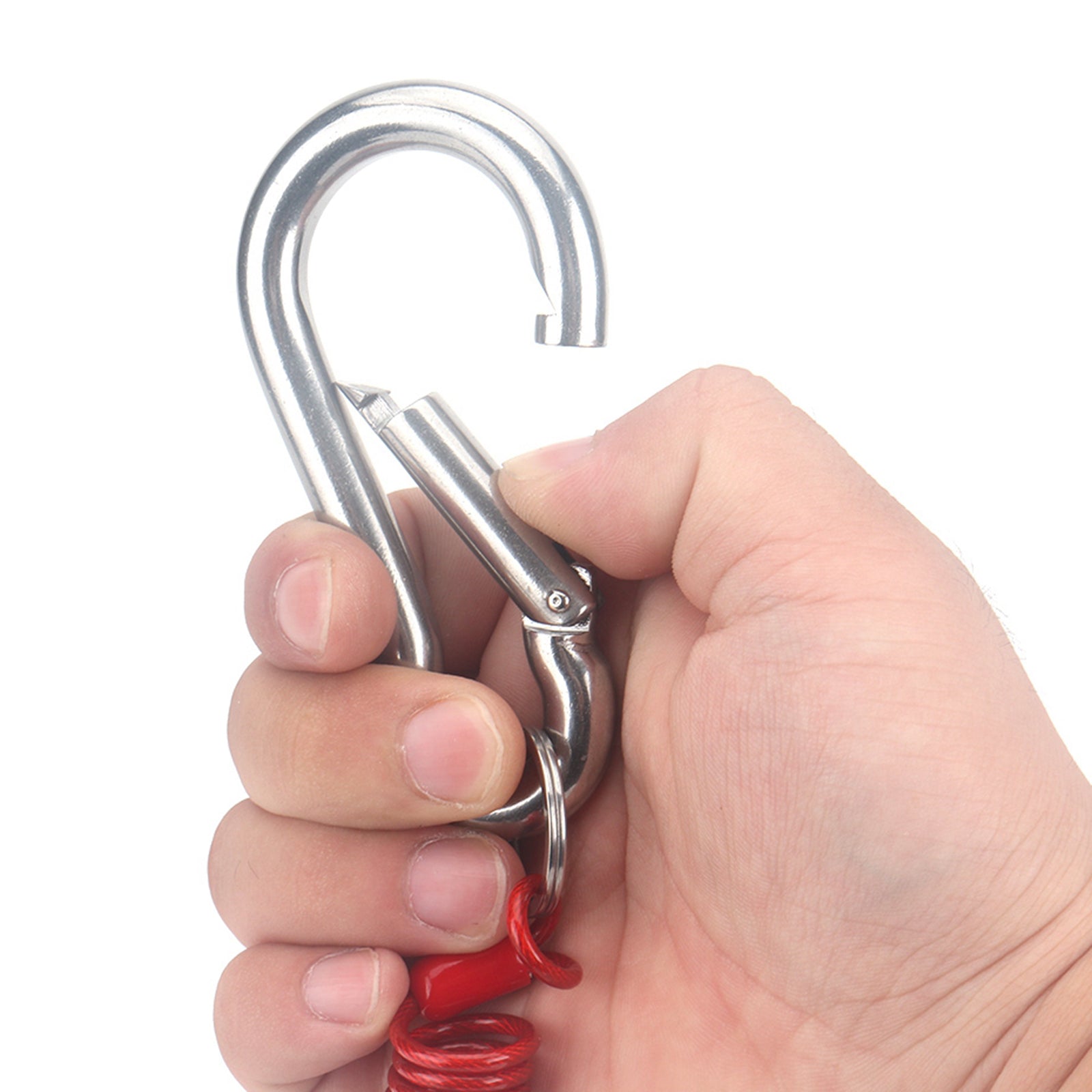 Breakaway Cable 4.9 Foot Safety Rope Retractable Cable red