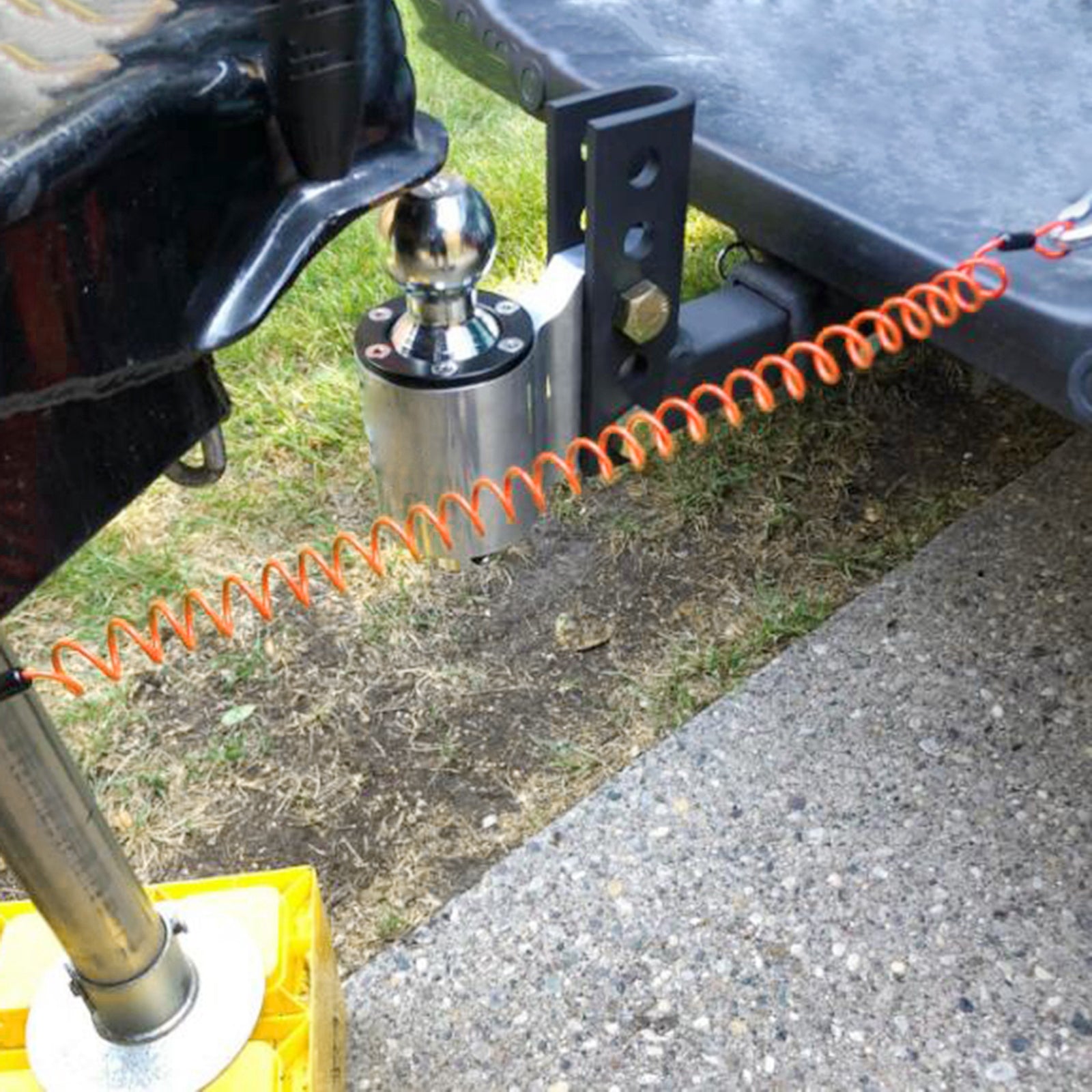 Breakaway Cable 4.9 Foot Safety Rope Retractable Cable orange