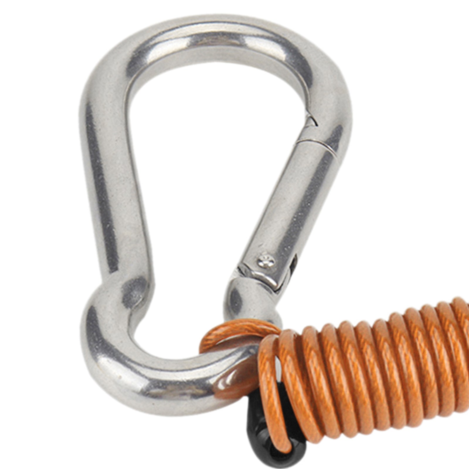 Breakaway Cable 4.9 Foot Safety Rope Retractable Cable orange