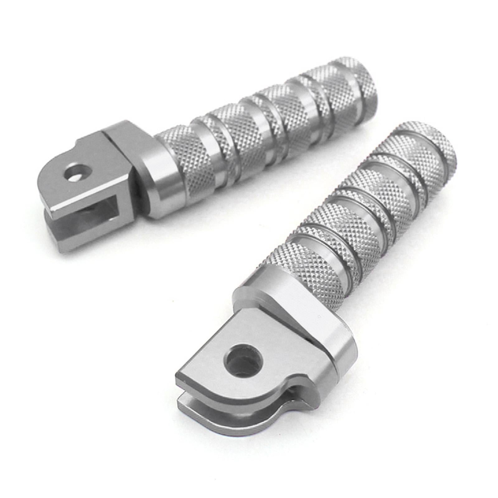 CNC Rearset Footrests Footpeg Pedals For YAMAHA FZ8 TDM900 XJR1200 XJR1300 Silver