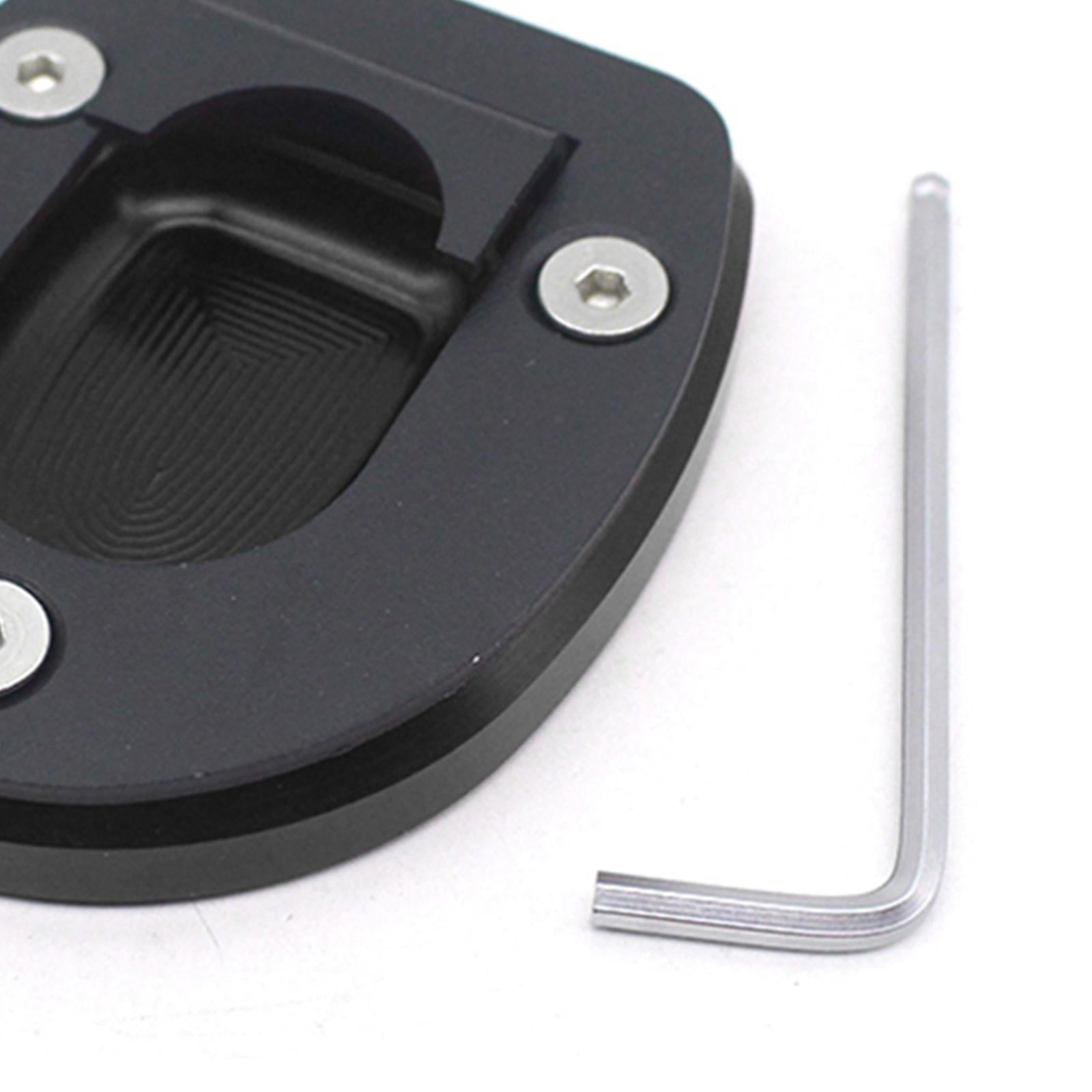 Aluminum Side Stand Enlarger for Vespa G TS 250 300 2013-2019 black