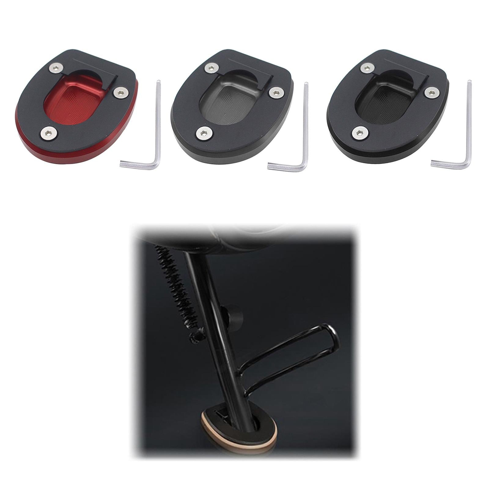 Aluminum Side Stand Enlarger for Vespa G TS 250 300 2013-2019 black