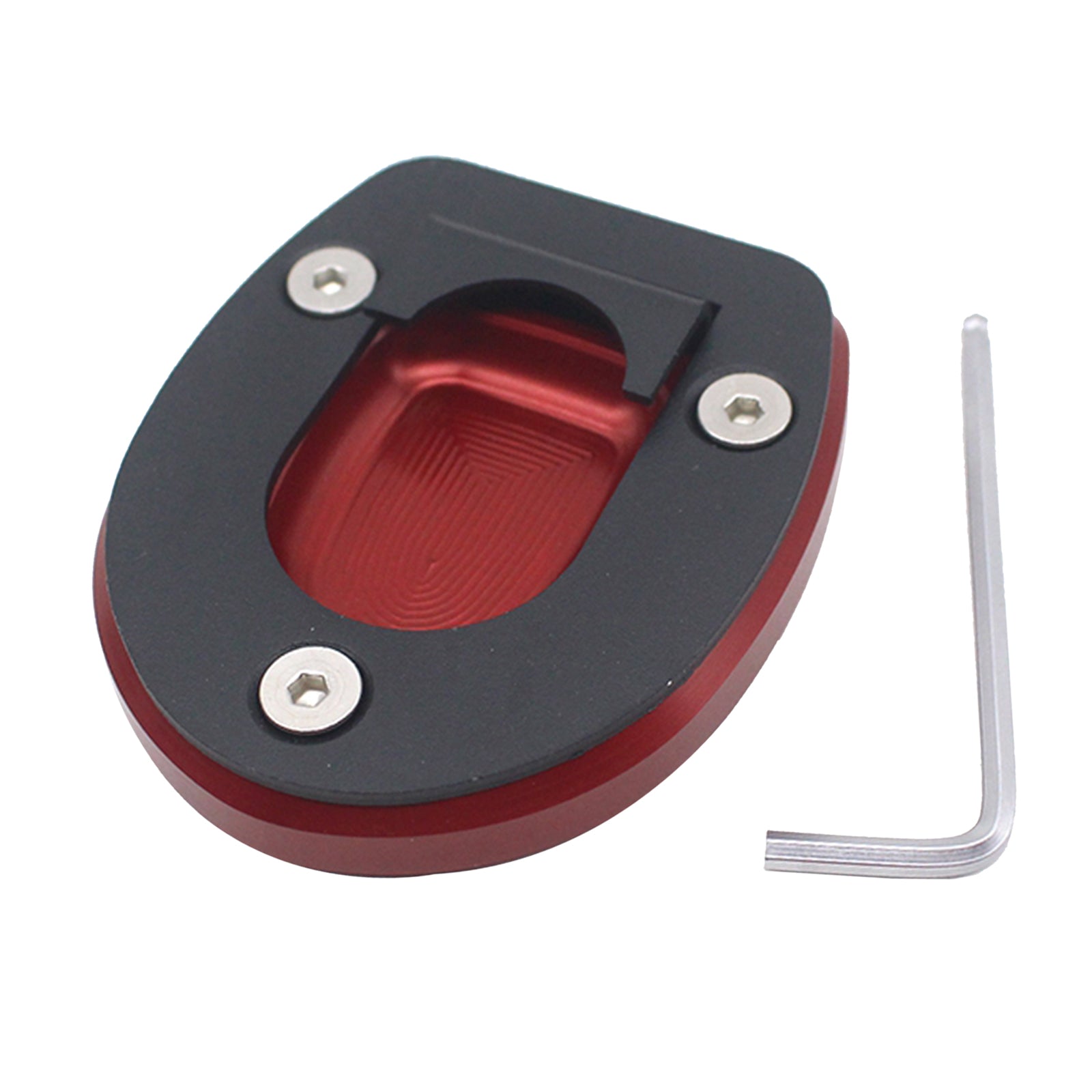 Aluminum Side Stand Enlarger for Vespa G TS 250 300 2013-2019 red