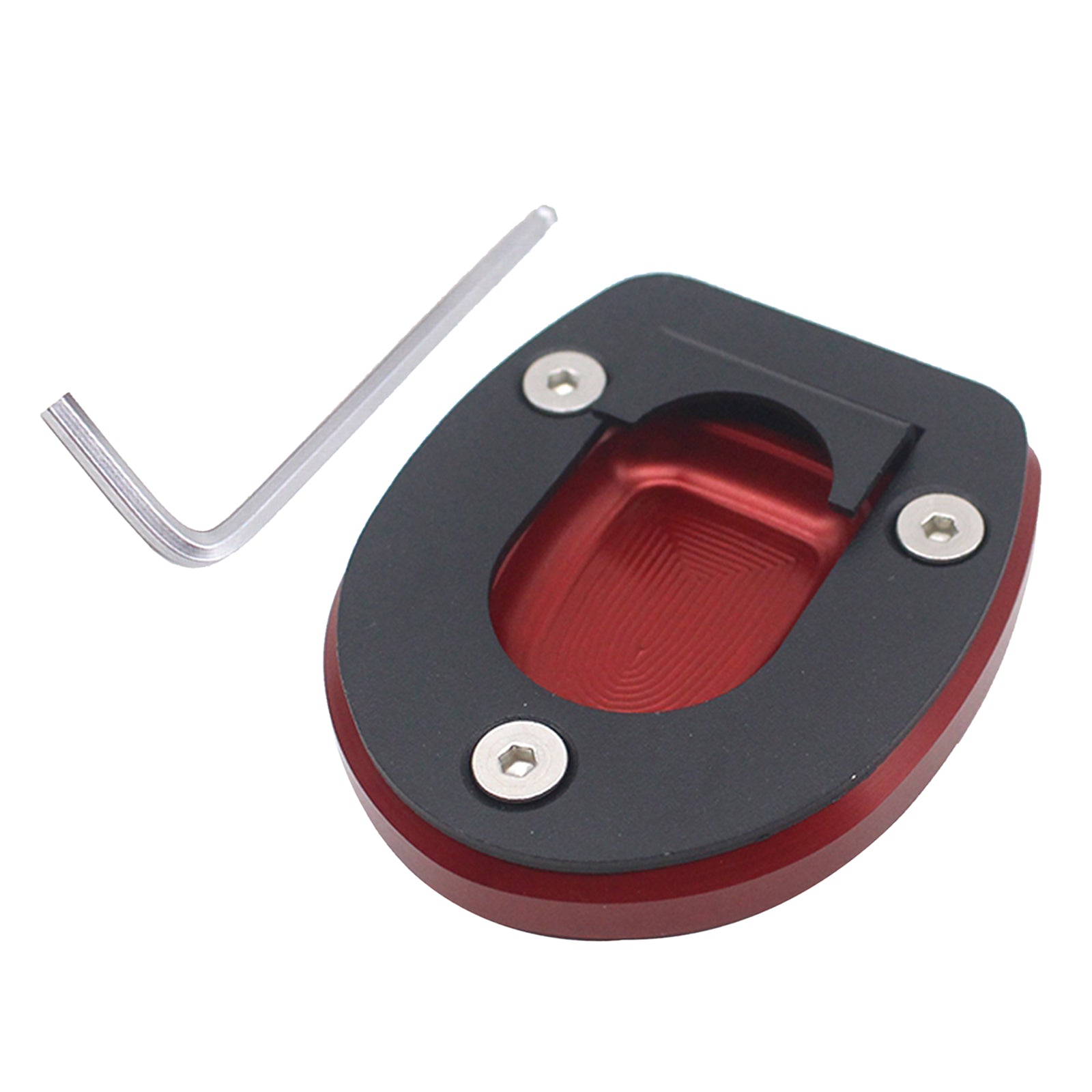 Aluminum Side Stand Enlarger for Vespa G TS 250 300 2013-2019 red
