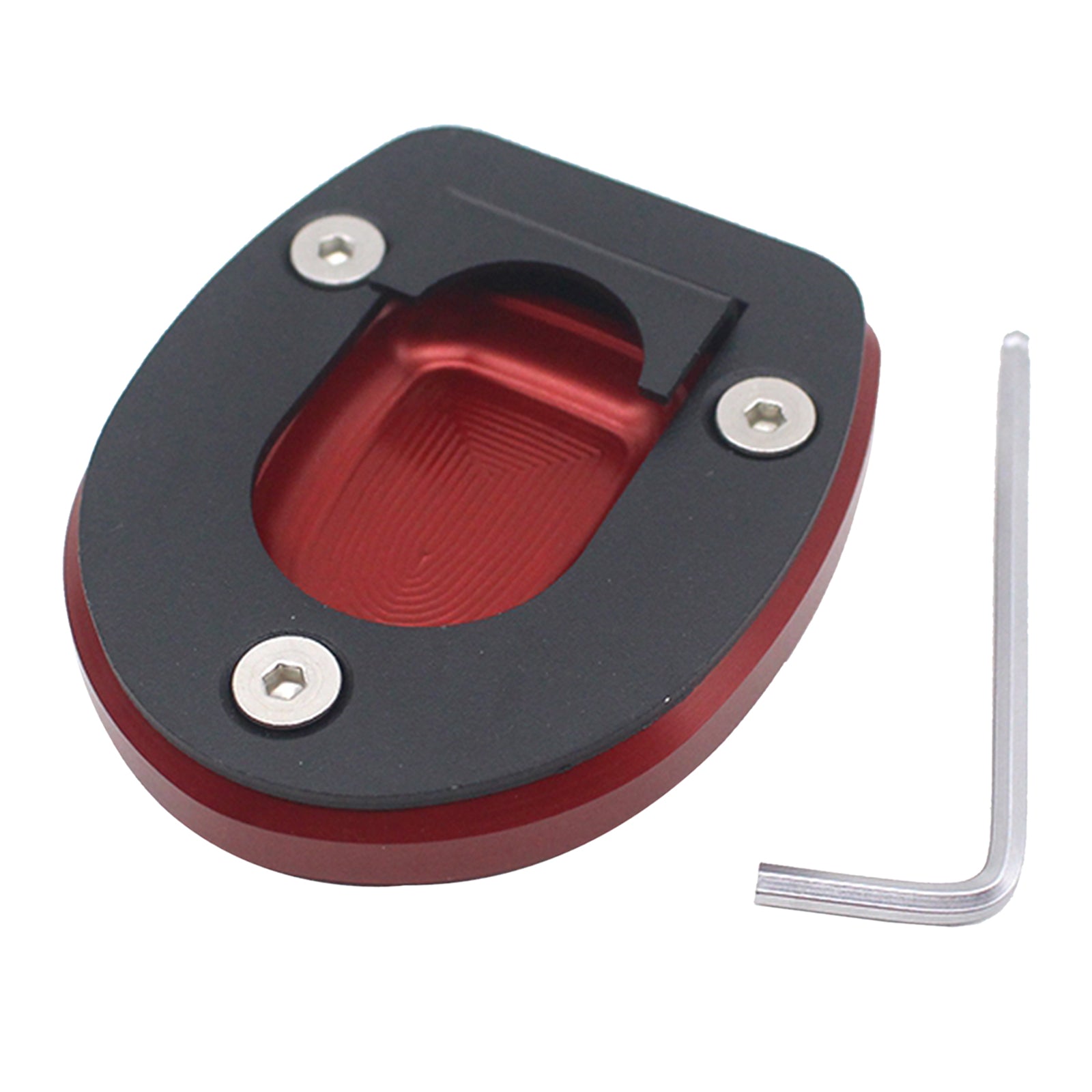 Aluminum Side Stand Enlarger for Vespa G TS 250 300 2013-2019 red