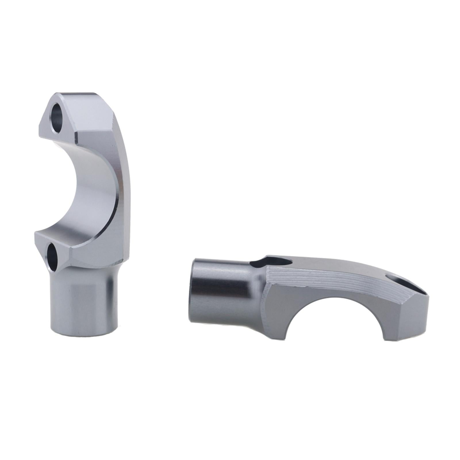 1 Pair Motorcycle Master Cylinder Mirror Clamp for 22mm Handlebar Titanium