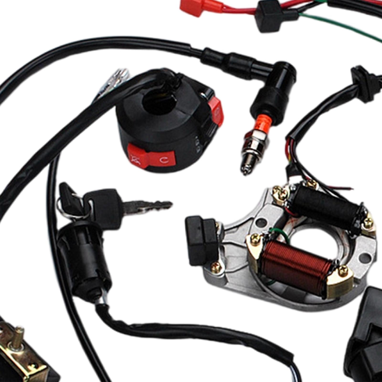 1Set Full Complete Electrics Wiring Harness Fit for Dirt Bike Pit Bike