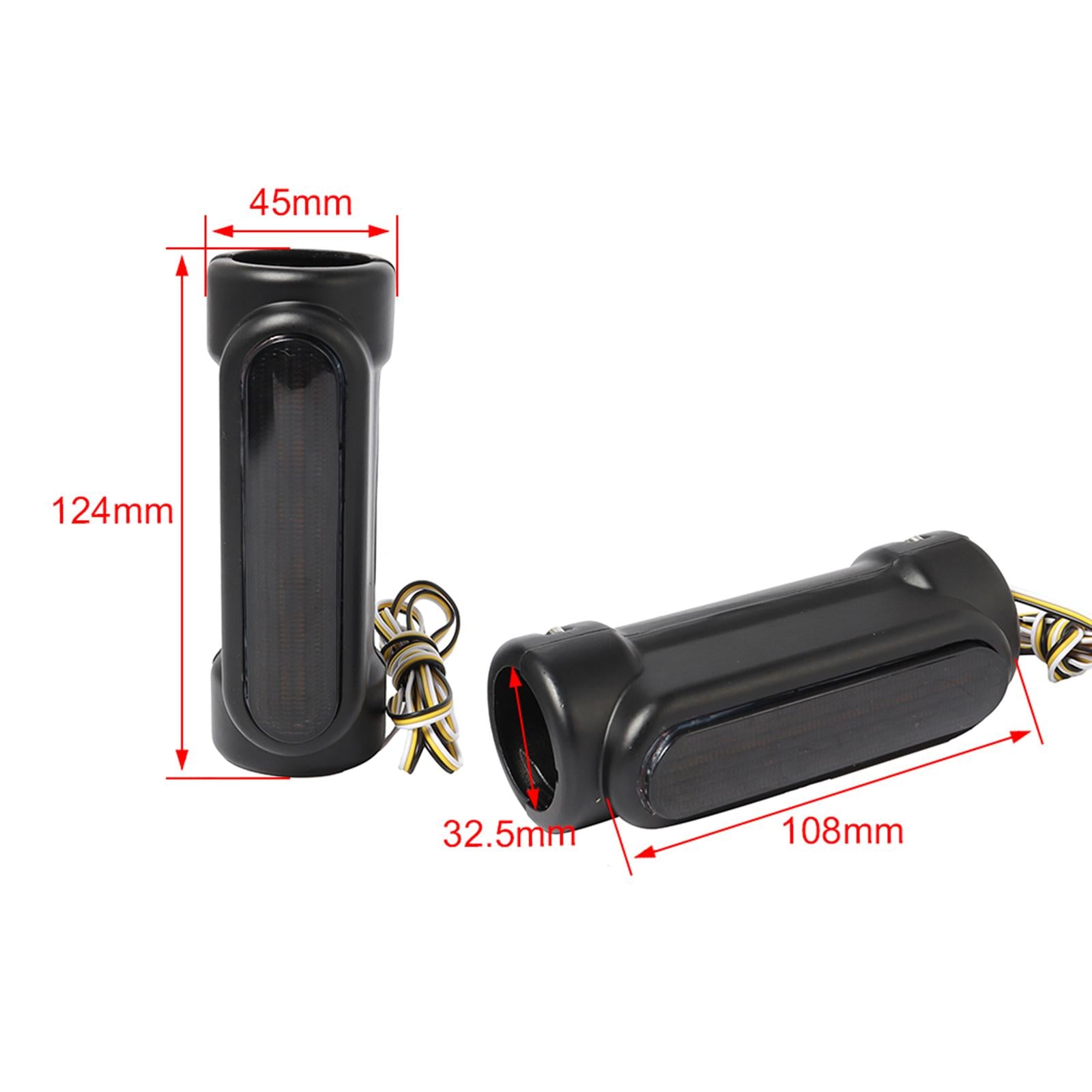 1 Pair 1.25'' Motorcycle Highway Bar Lights Bright for Harley Touring Bikes