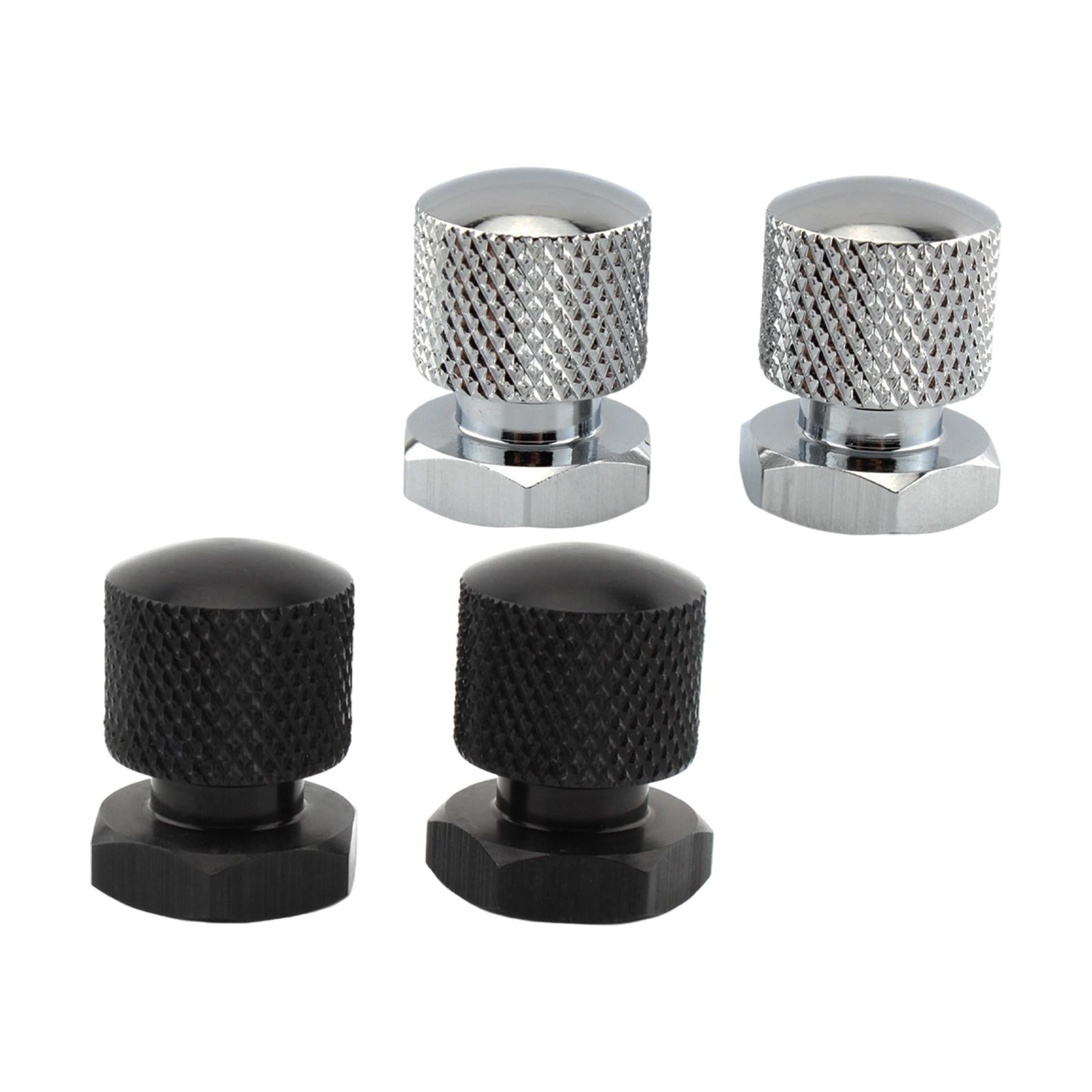 1 Pair Solo Seat Nuts Dual Holes for Harley Road Glide 2018-2022 Chrome