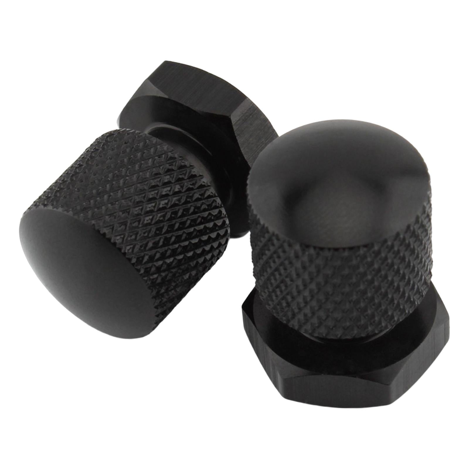 1 Pair Solo Seat Nuts Dual Holes for Harley Road Glide 2018-2022 Black