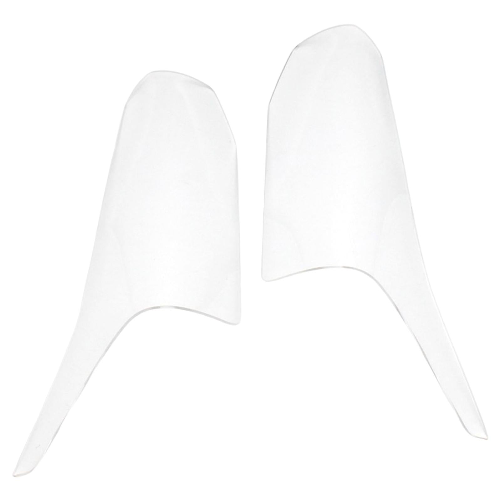 1 Pair Motorcycle Front Headlight Guard for Honda CBR650R 2019-2021 Transparent