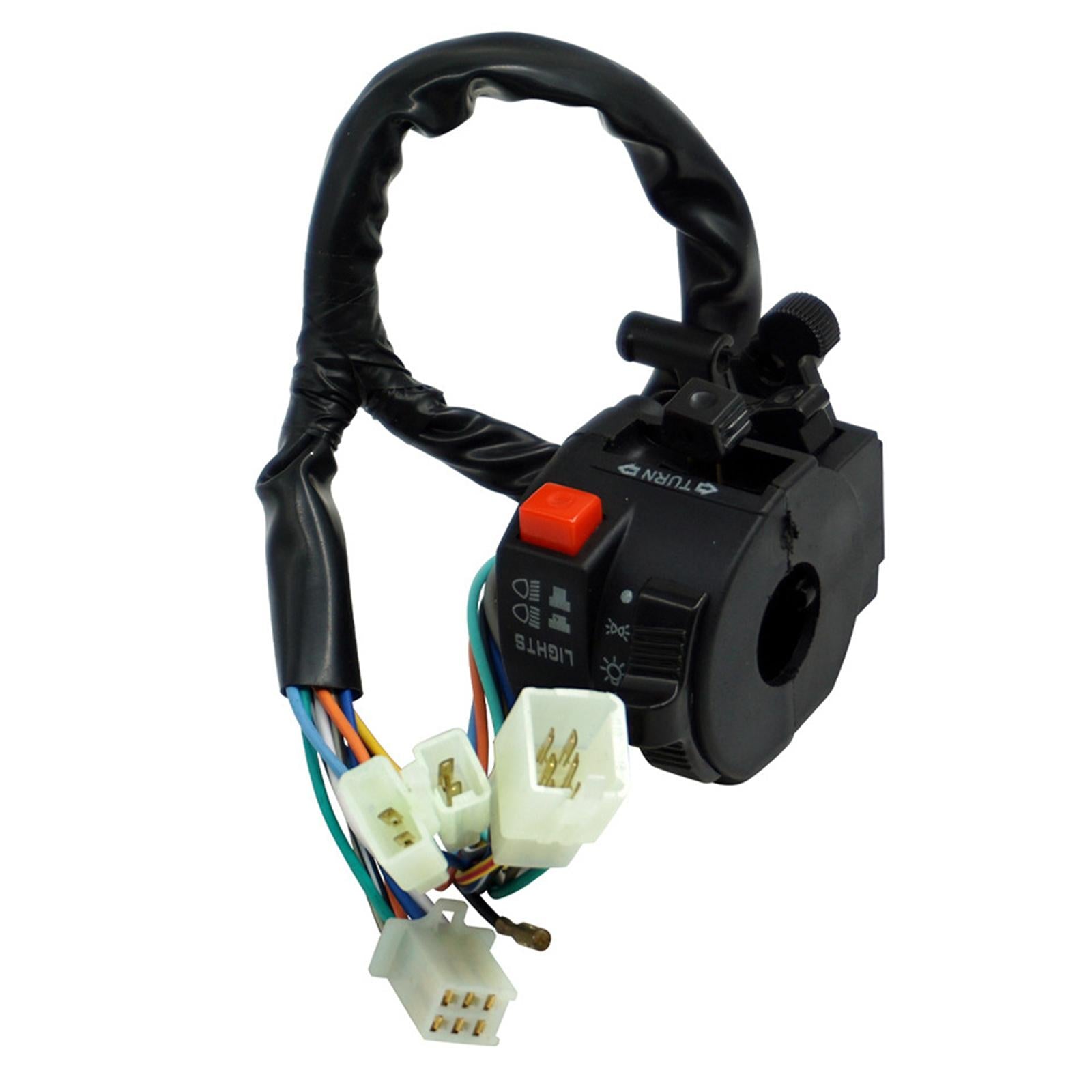 1Pairs 22mm Motorcycle Handlebar Control Switch for Turn Signal Headlight