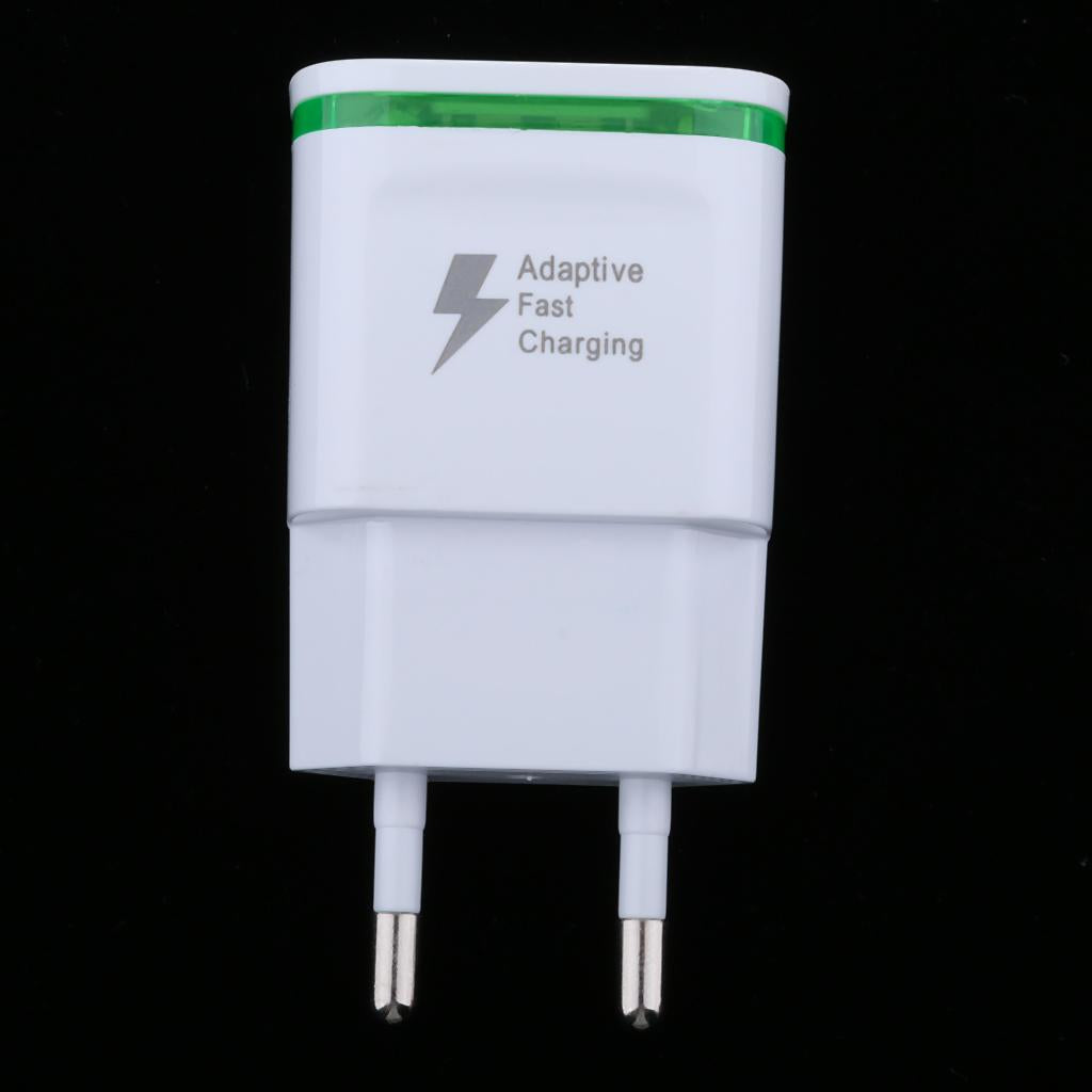 2.1A 1Port USB Travel Home Wall Power Adapter Charger LED Portable EU white