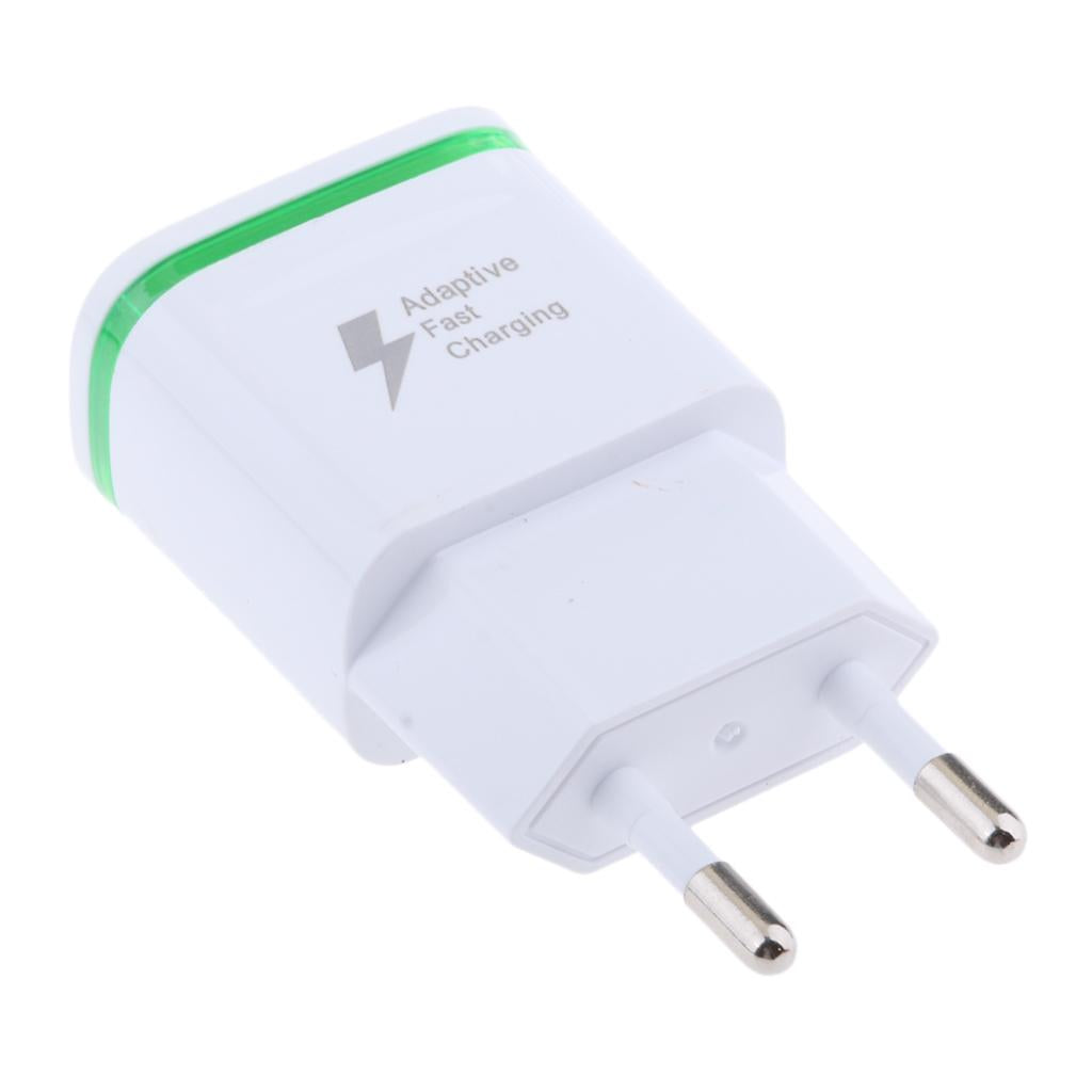 2.1A 1Port USB Travel Home Wall Power Adapter Charger LED Portable EU white