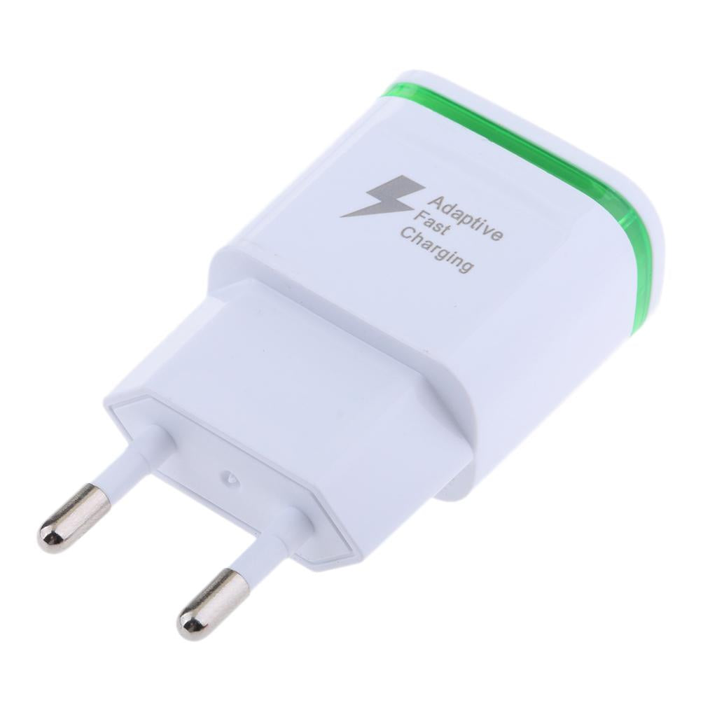 2.1A 1Port USB Travel Home Wall Power Adapter Charger LED Portable EU white