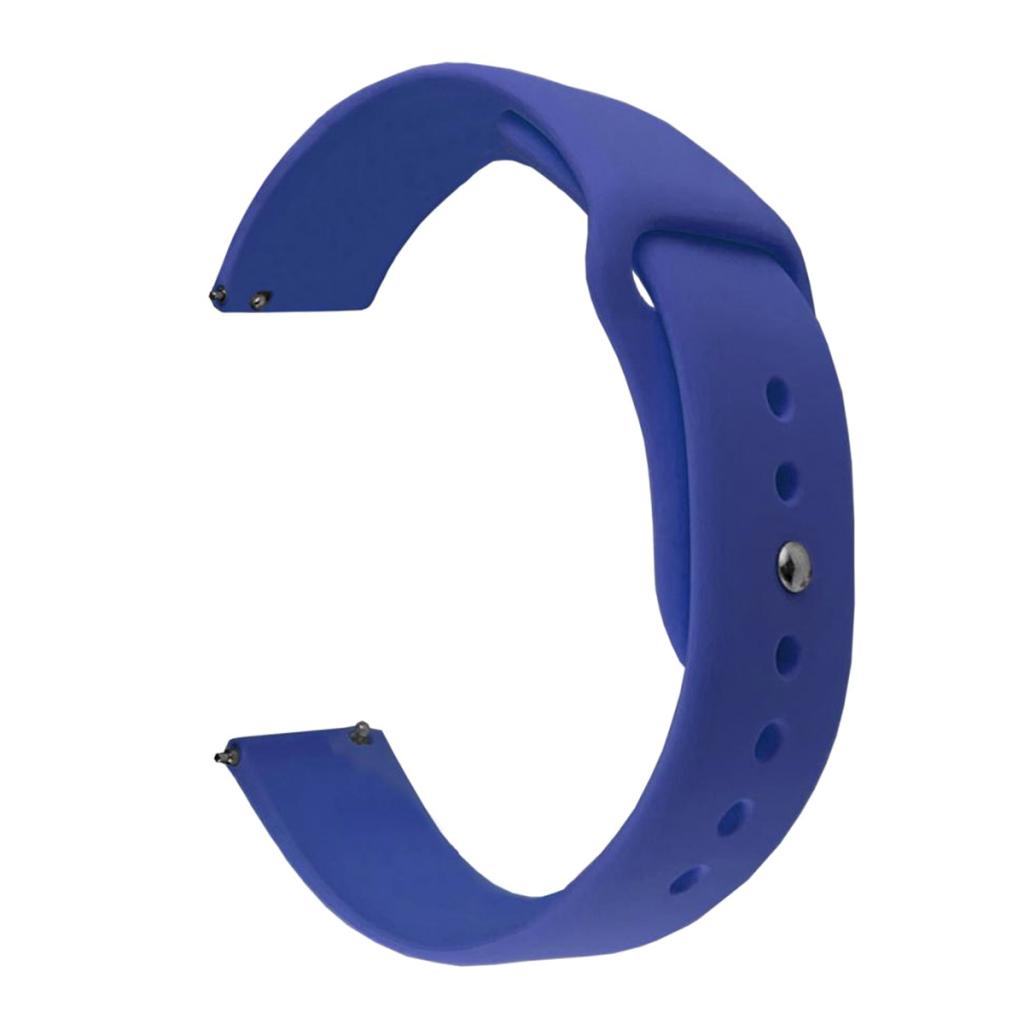 20mm Quick Release Silicone Replaces Watch Band Bracelet Strap Light Blue