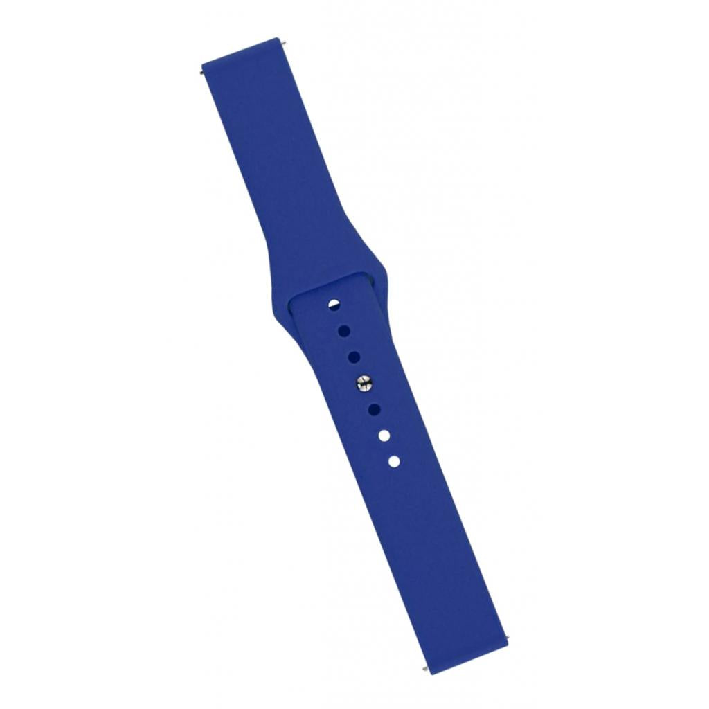 20mm Quick Release Silicone Replaces Watch Band Bracelet Strap Light Blue