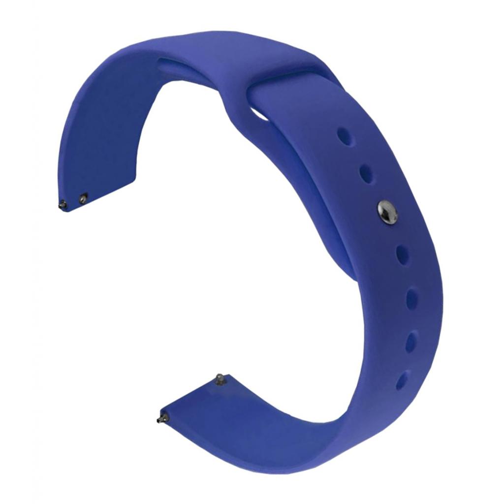 20mm Quick Release Silicone Replaces Watch Band Bracelet Strap Light Blue