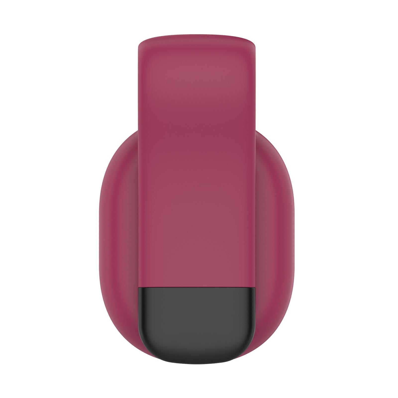 RDP Steel Clip Holder Buckle Clamps for Garmin Running Dynamics Pod Sensor Wine Red