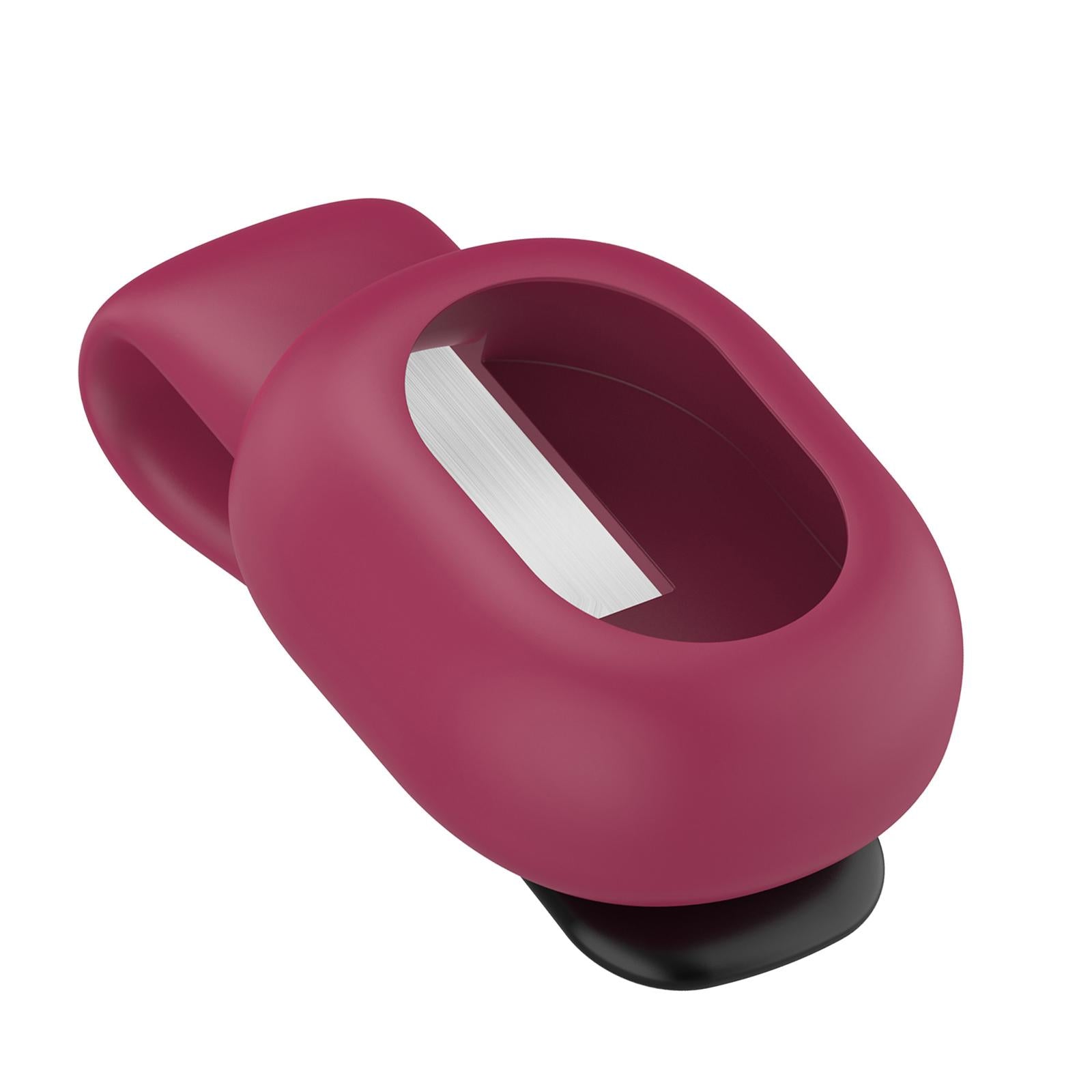 RDP Steel Clip Holder Buckle Clamps for Garmin Running Dynamics Pod Sensor Wine Red