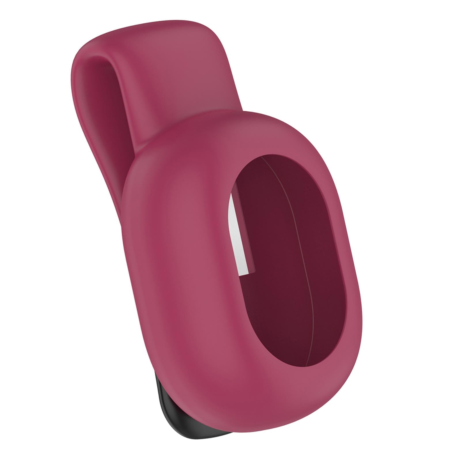 RDP Steel Clip Holder Buckle Clamps for Garmin Running Dynamics Pod Sensor Wine Red