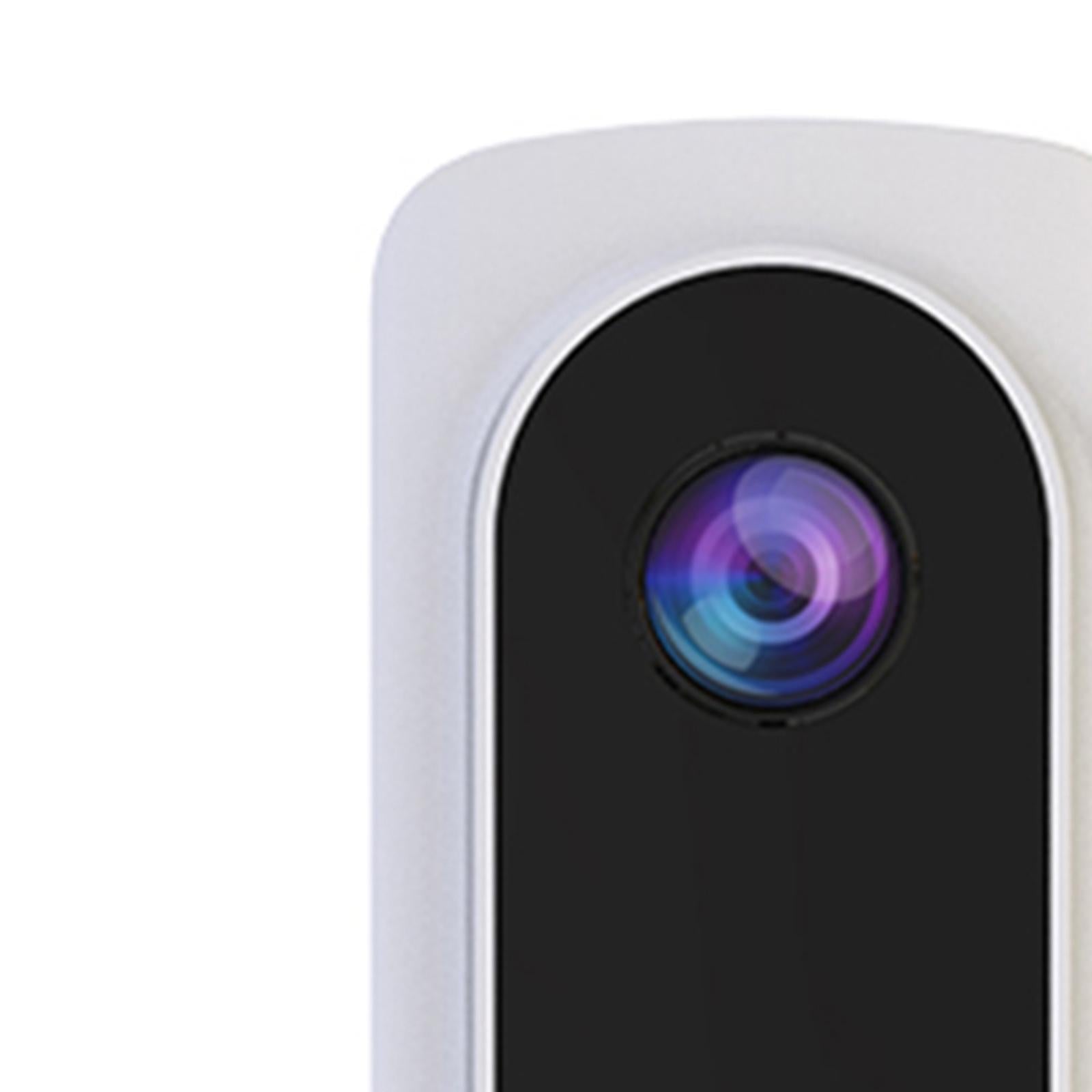 720P HD Video Doorbell Camera Doorbell Outdoor Security Two Way Audio White