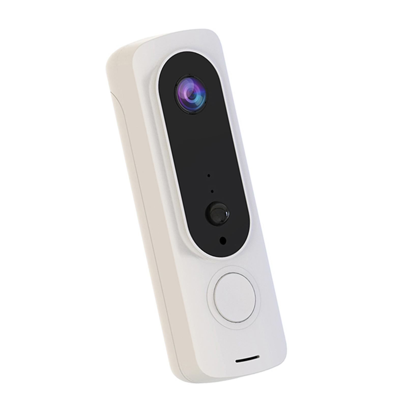 720P HD Video Doorbell Camera Doorbell Outdoor Security Two Way Audio White
