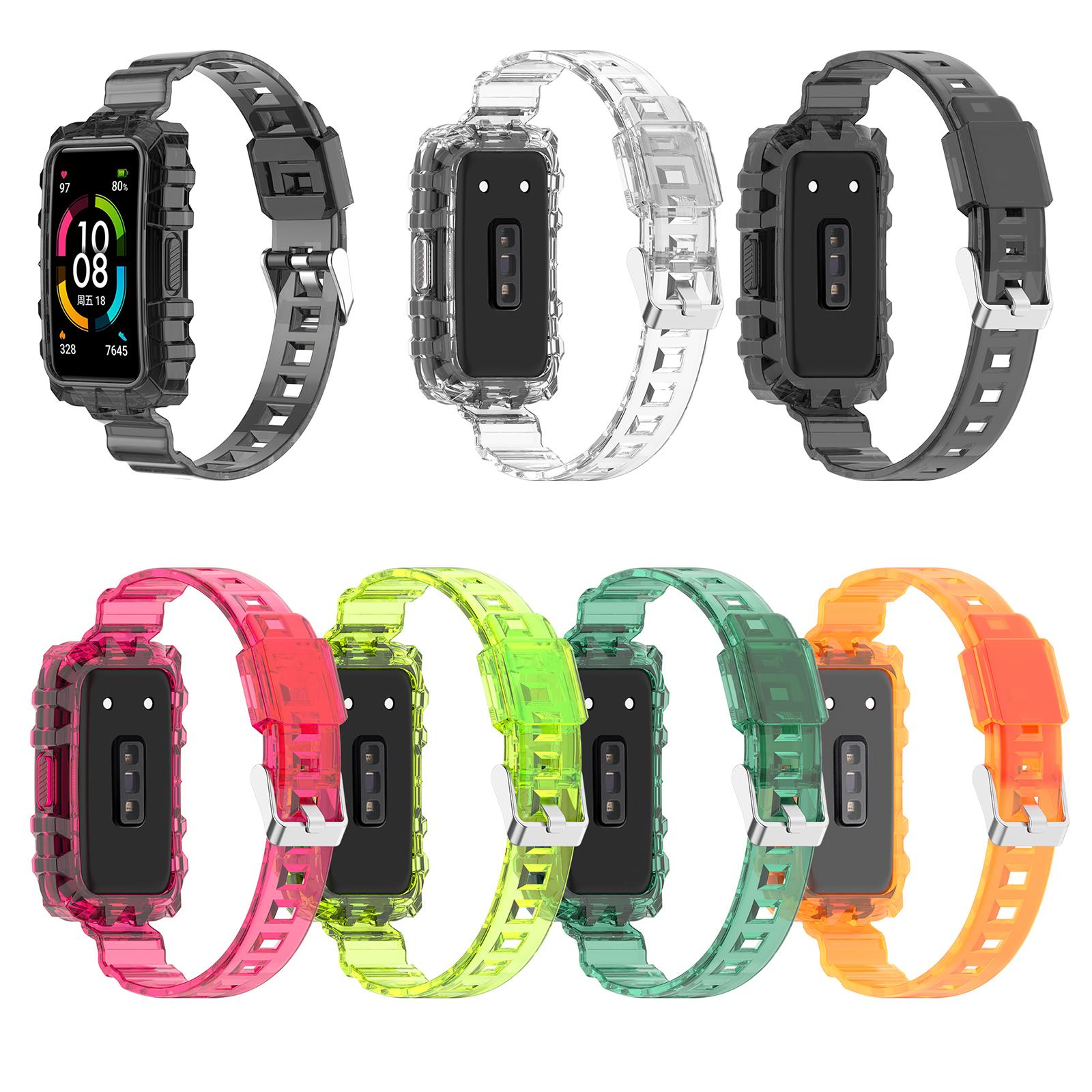 Silicone Strap Replacement Wristband Acdessories for Huawei Honor Band 6 White