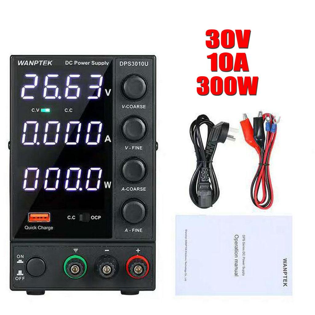 DC Power Supply with 4-Digits 30V10A Regulated for Laboratory DPS3010U