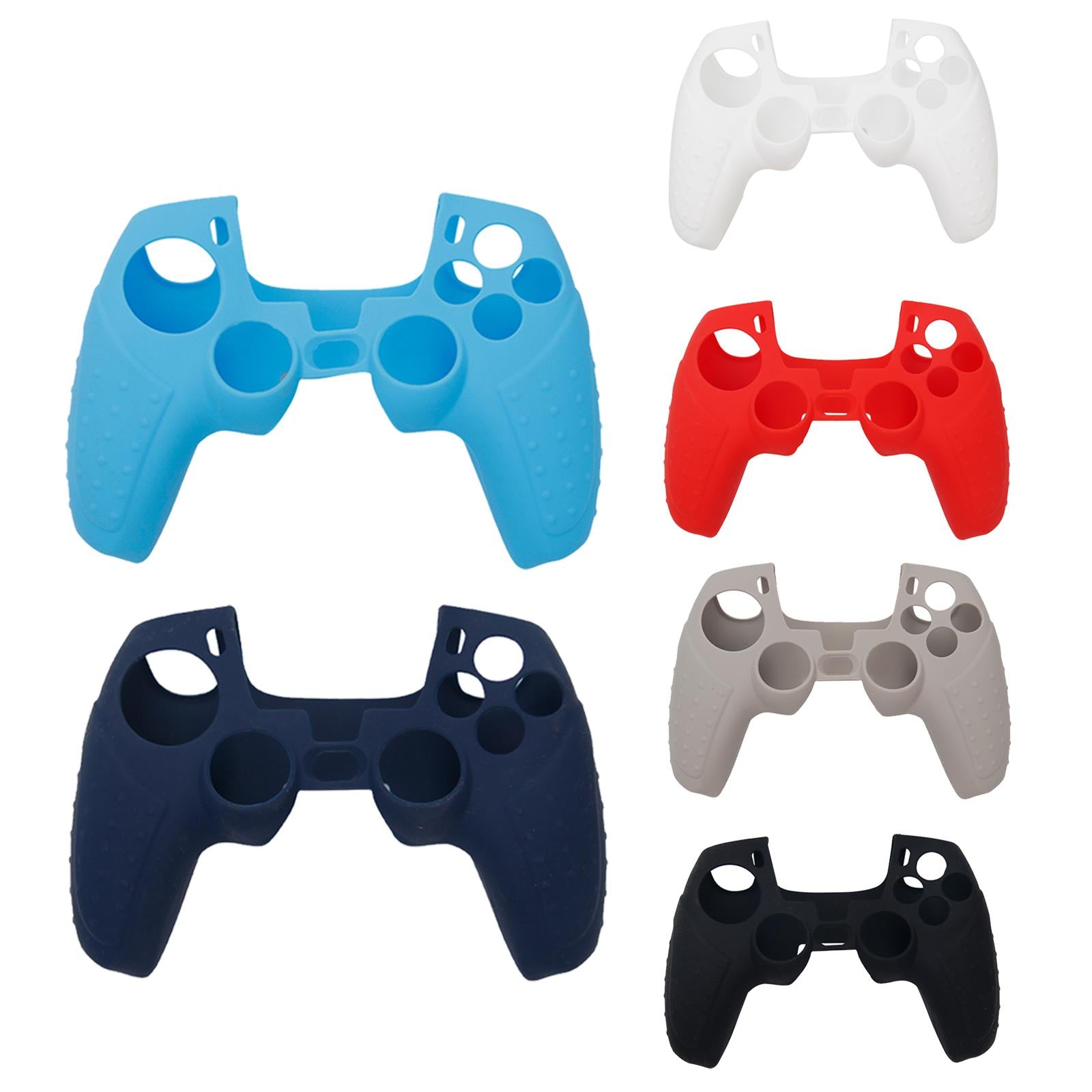 Non-slip Silicone Protective Case Cover for PS5 Controller Black