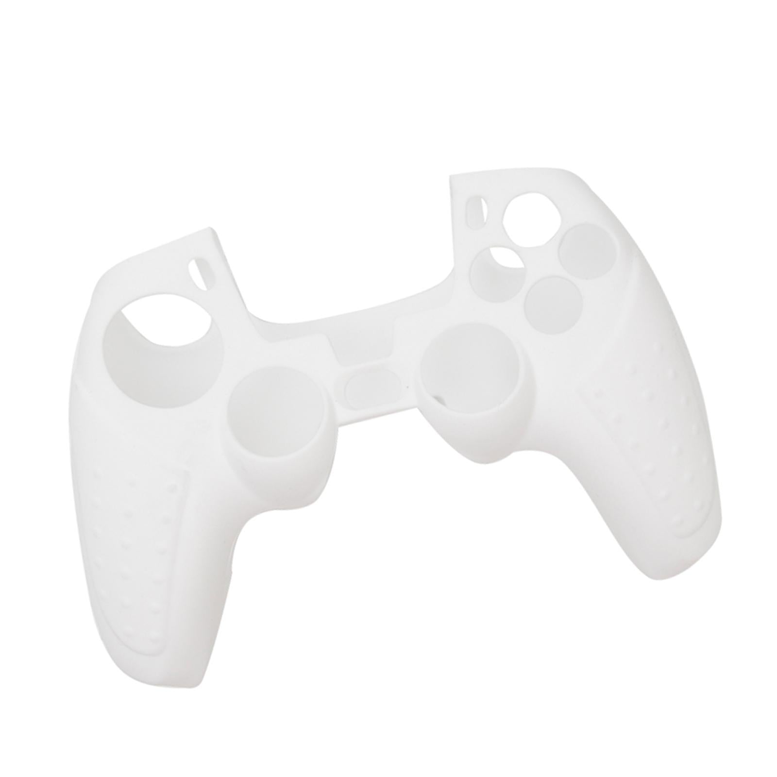 Non-slip Silicone Protective Case Cover for PS5 Controller White