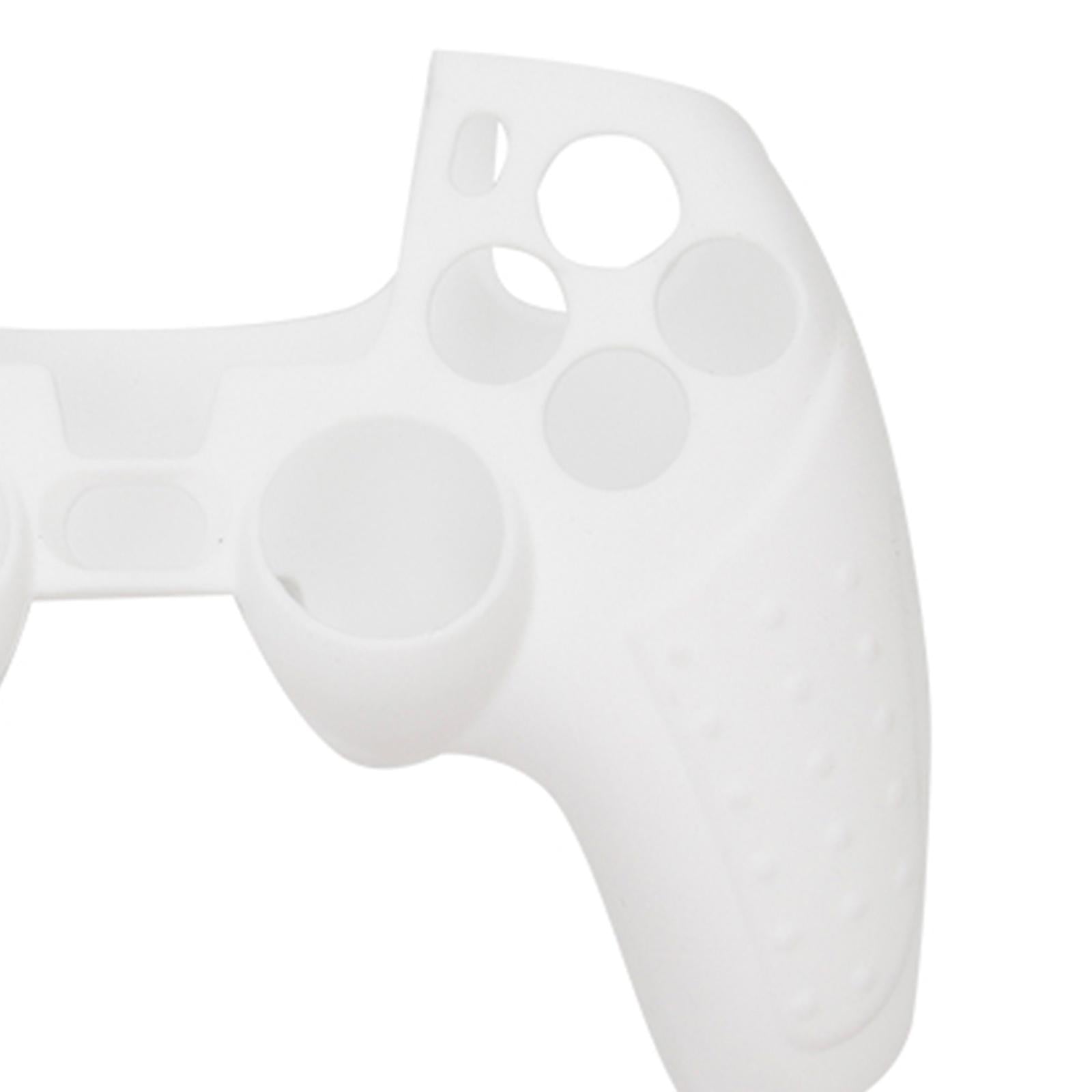 Non-slip Silicone Protective Case Cover for PS5 Controller White