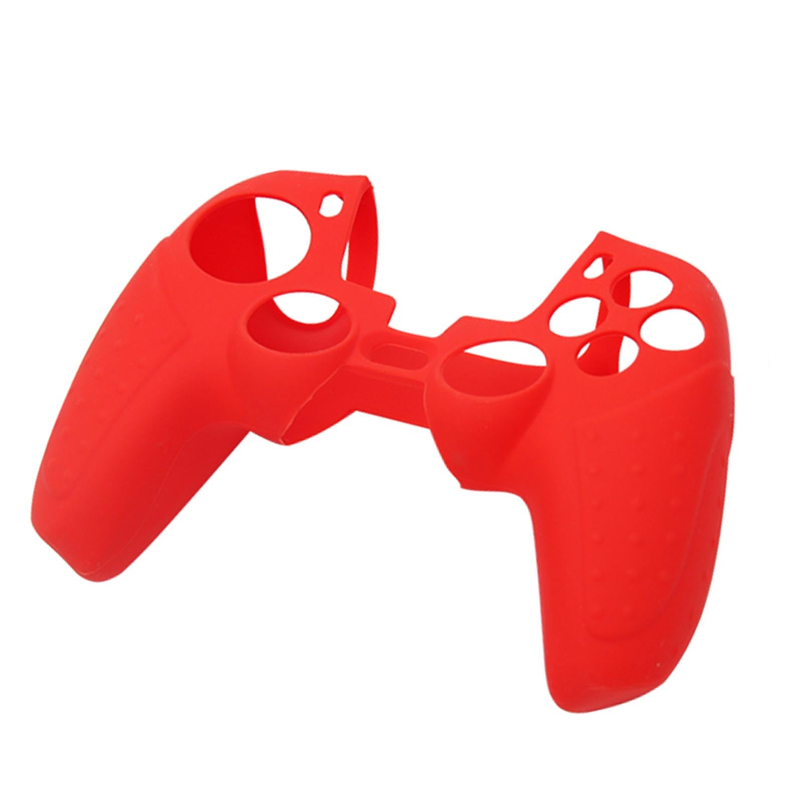 Non-slip Silicone Protective Case Cover for PS5 Controller Red