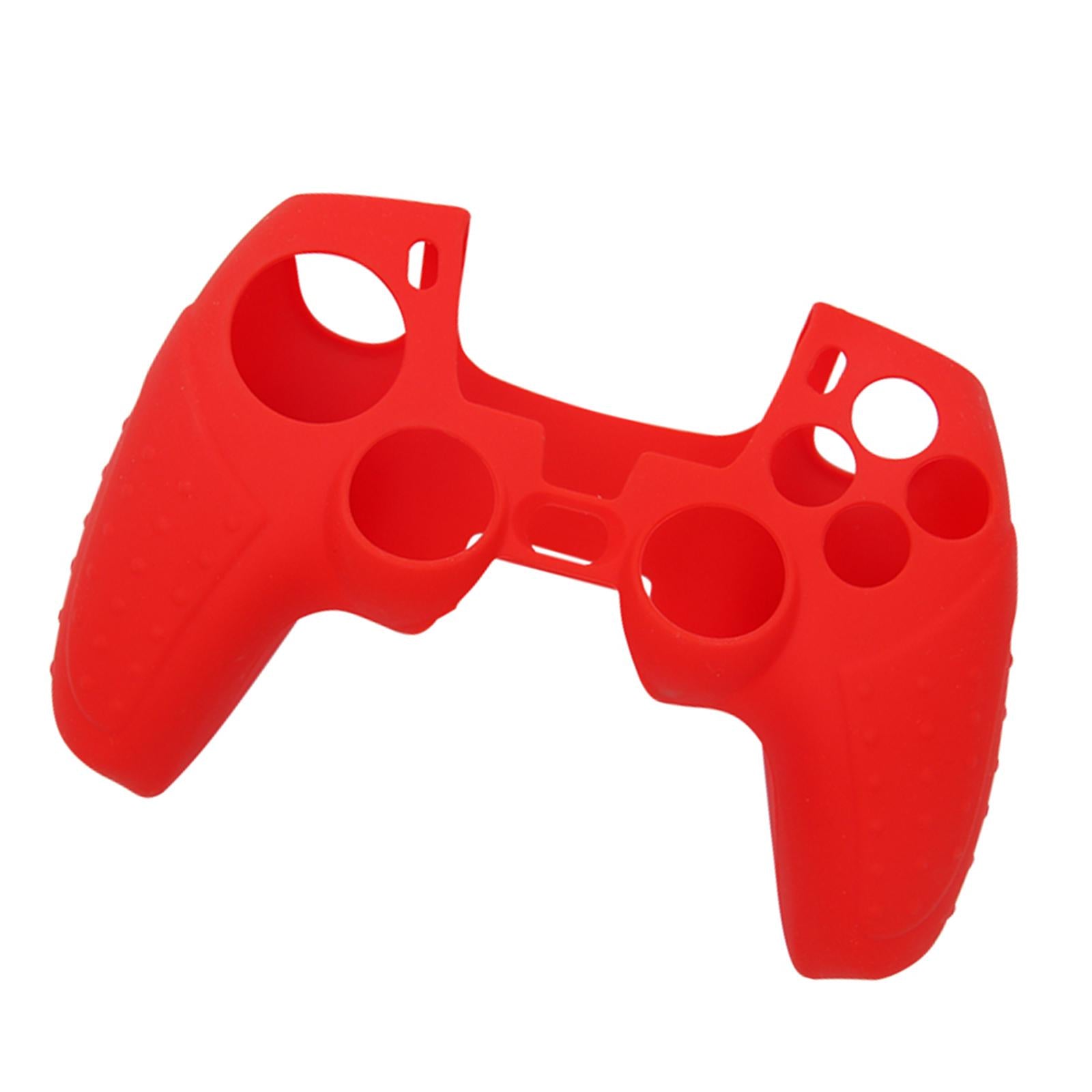 Non-slip Silicone Protective Case Cover for PS5 Controller Red