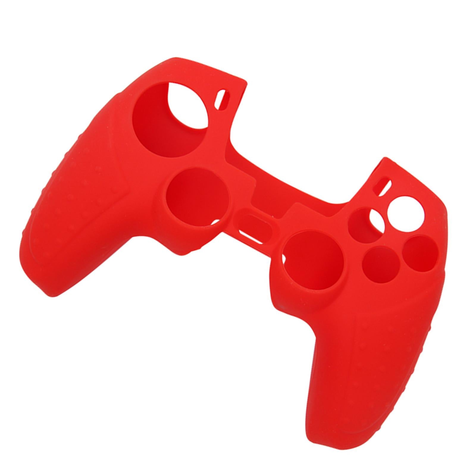 Non-slip Silicone Protective Case Cover for PS5 Controller Red