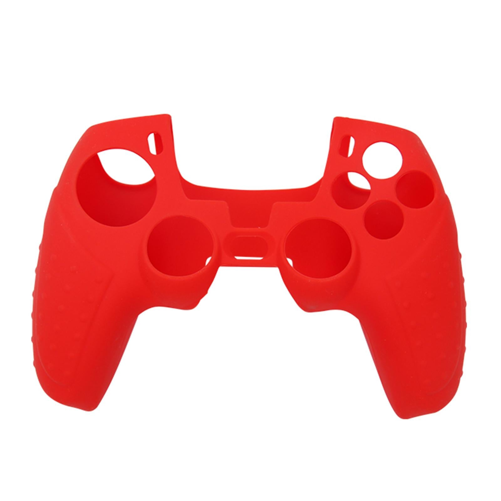 Non-slip Silicone Protective Case Cover for PS5 Controller Red
