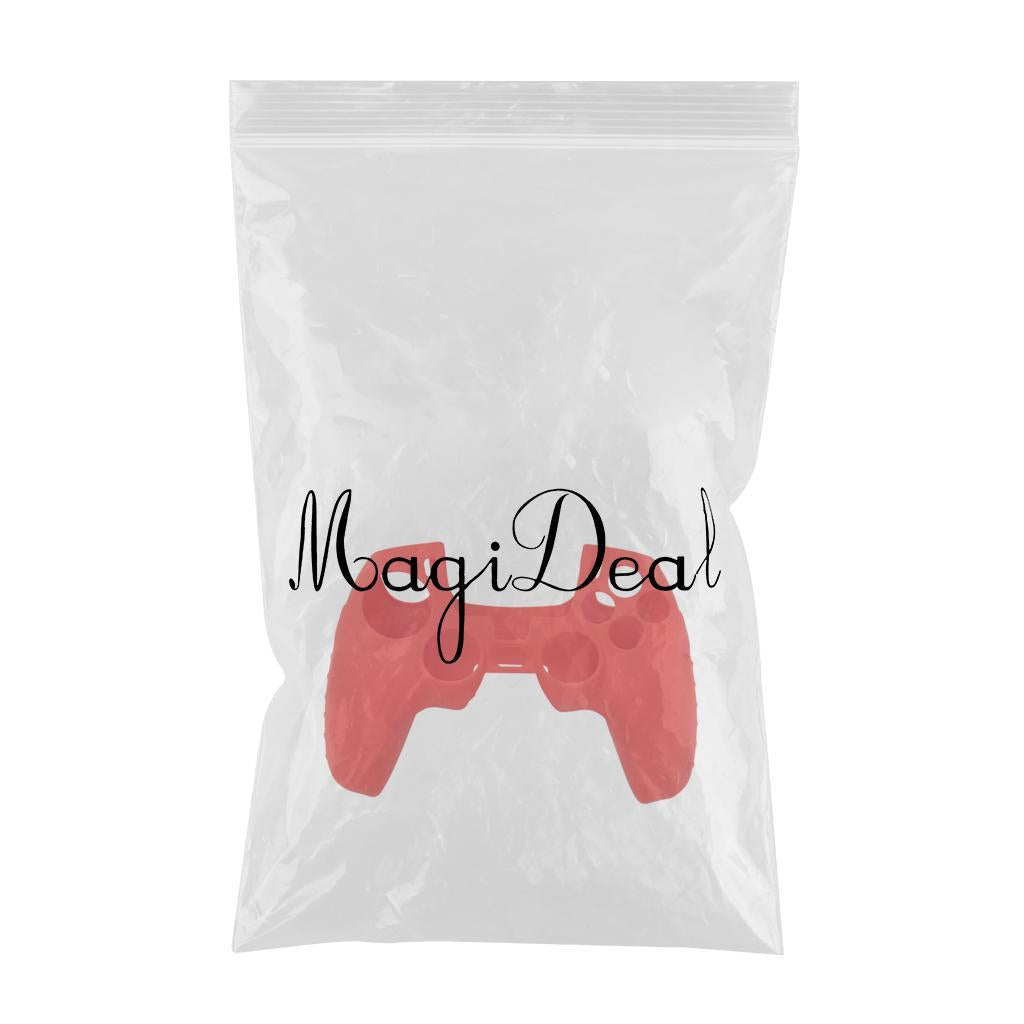 Non-slip Silicone Protective Case Cover for PS5 Controller Red