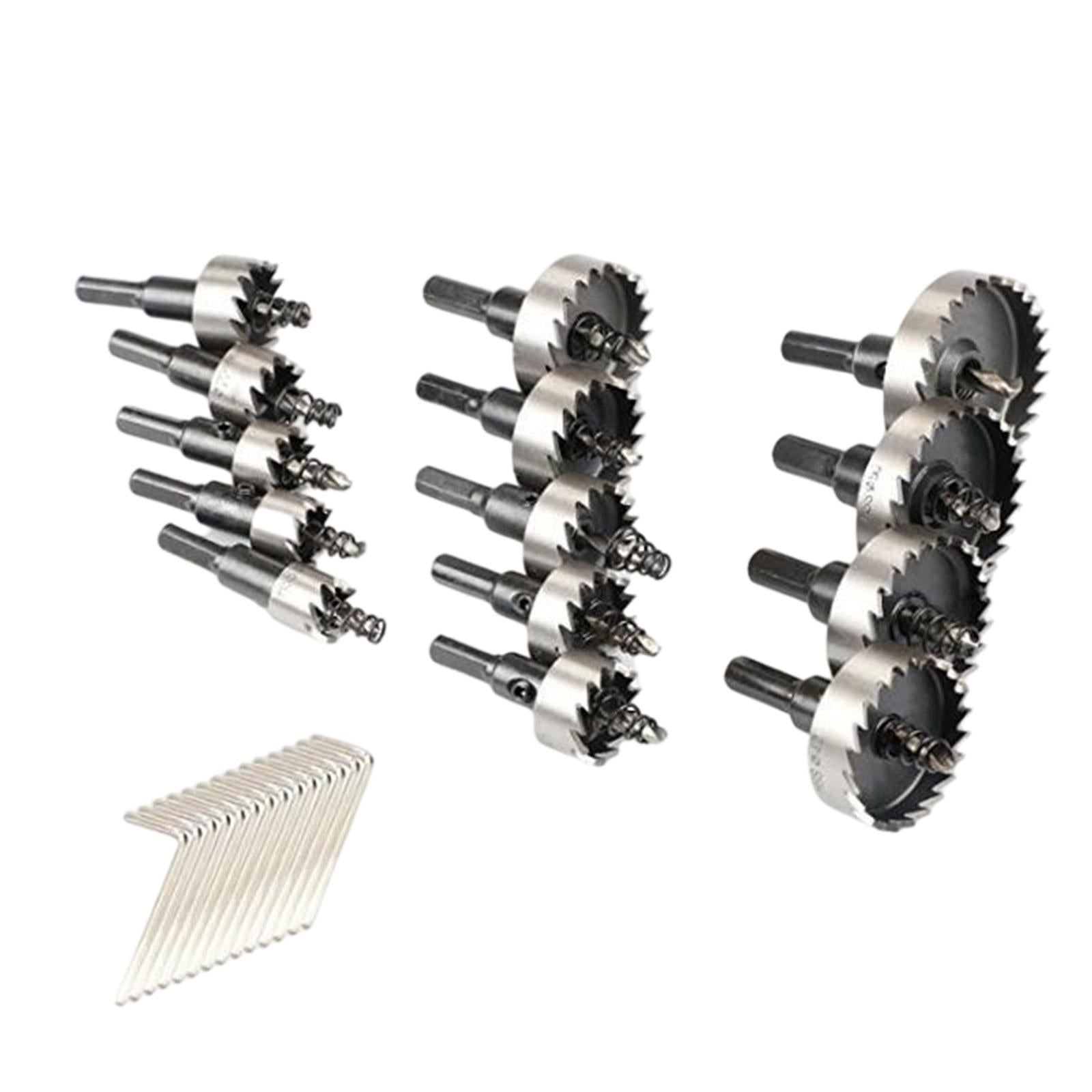 HSS Drill Bit Set Hole Saw Cutting Kit for Metal Plastic Hole Drilling 13PCS