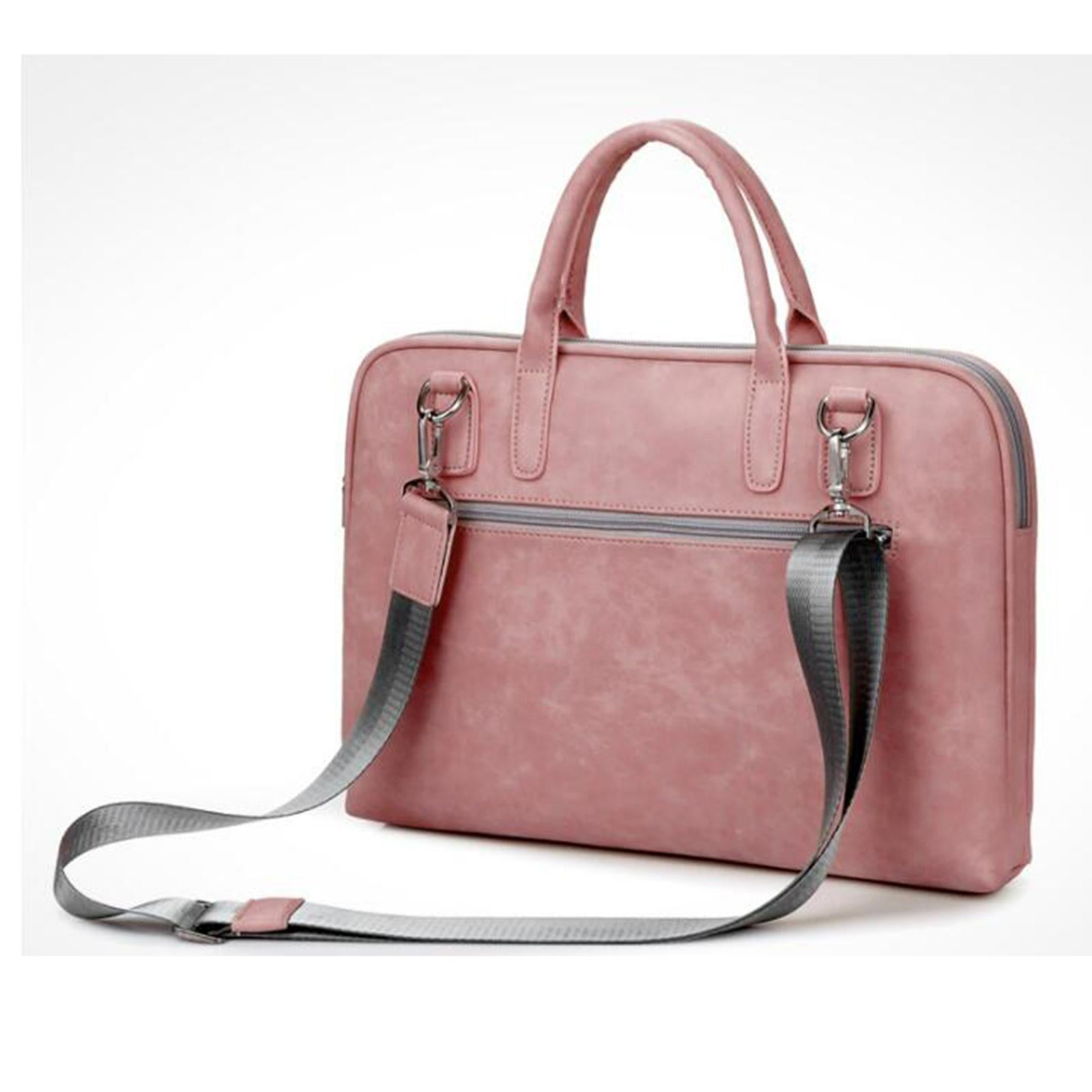 Laptop Sleeve With Straps with Handle for Men College School Pink 15.6inch