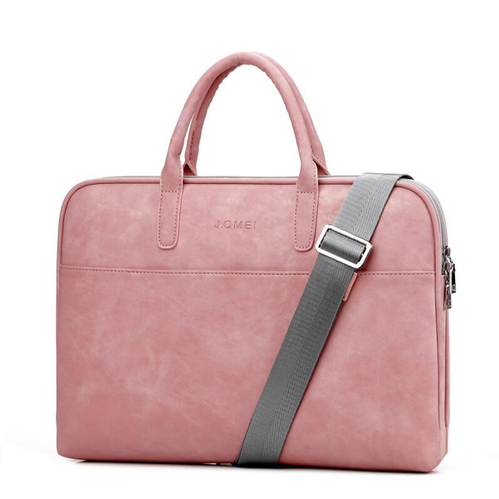 Laptop Sleeve With Straps with Handle for Men College School Pink 17.3inch