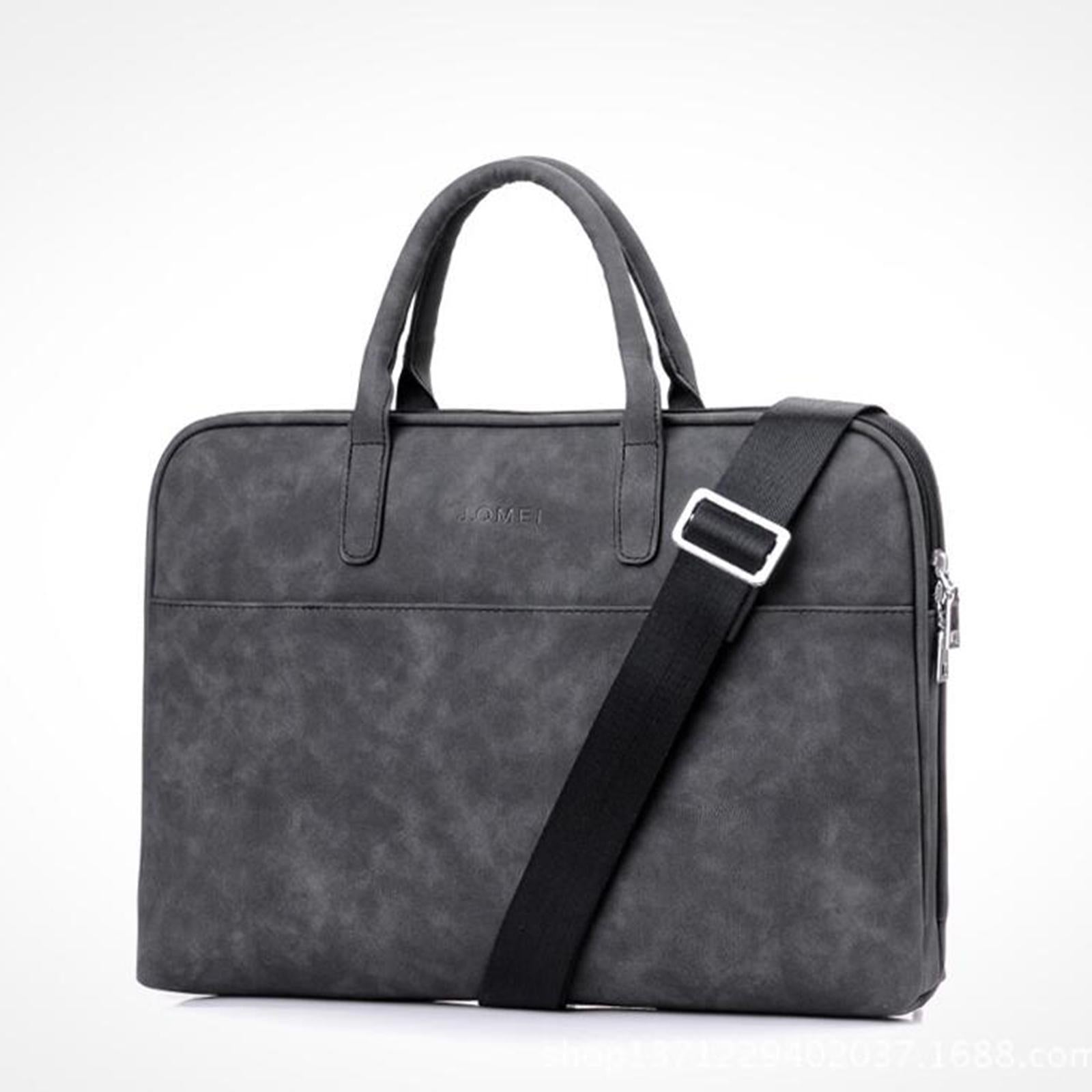 Laptop Sleeve With Straps with Handle for Men College School Black 15.6inch