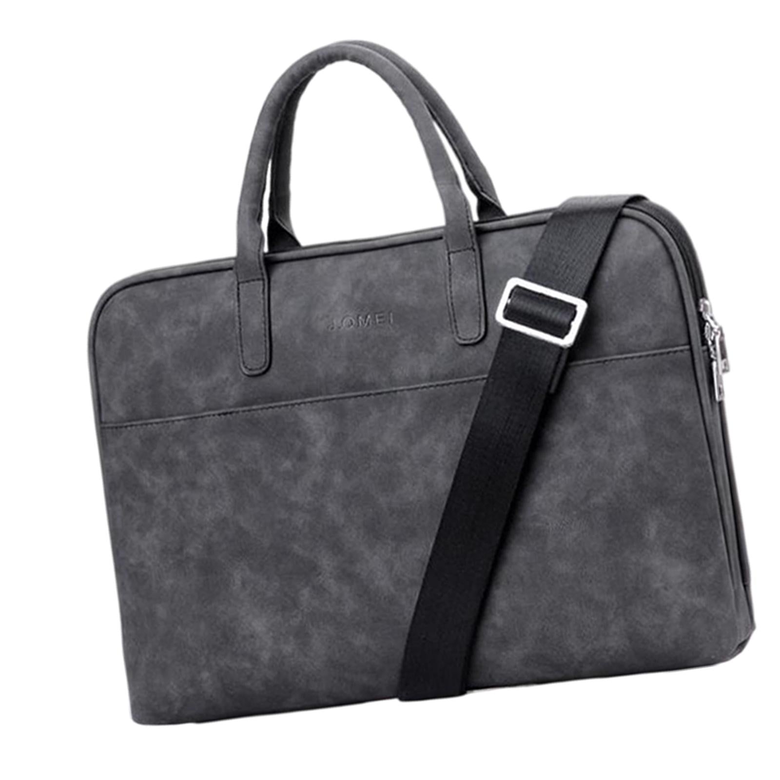 Laptop Sleeve With Straps with Handle for Men College School Black 15.6inch