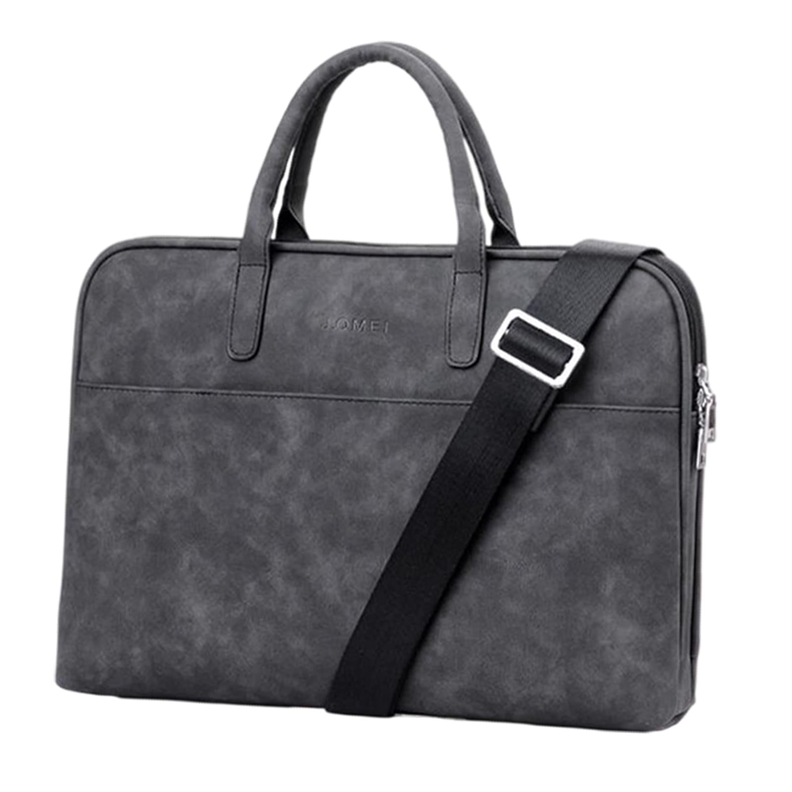 Laptop Sleeve With Straps with Handle for Men College School Black 15.6inch