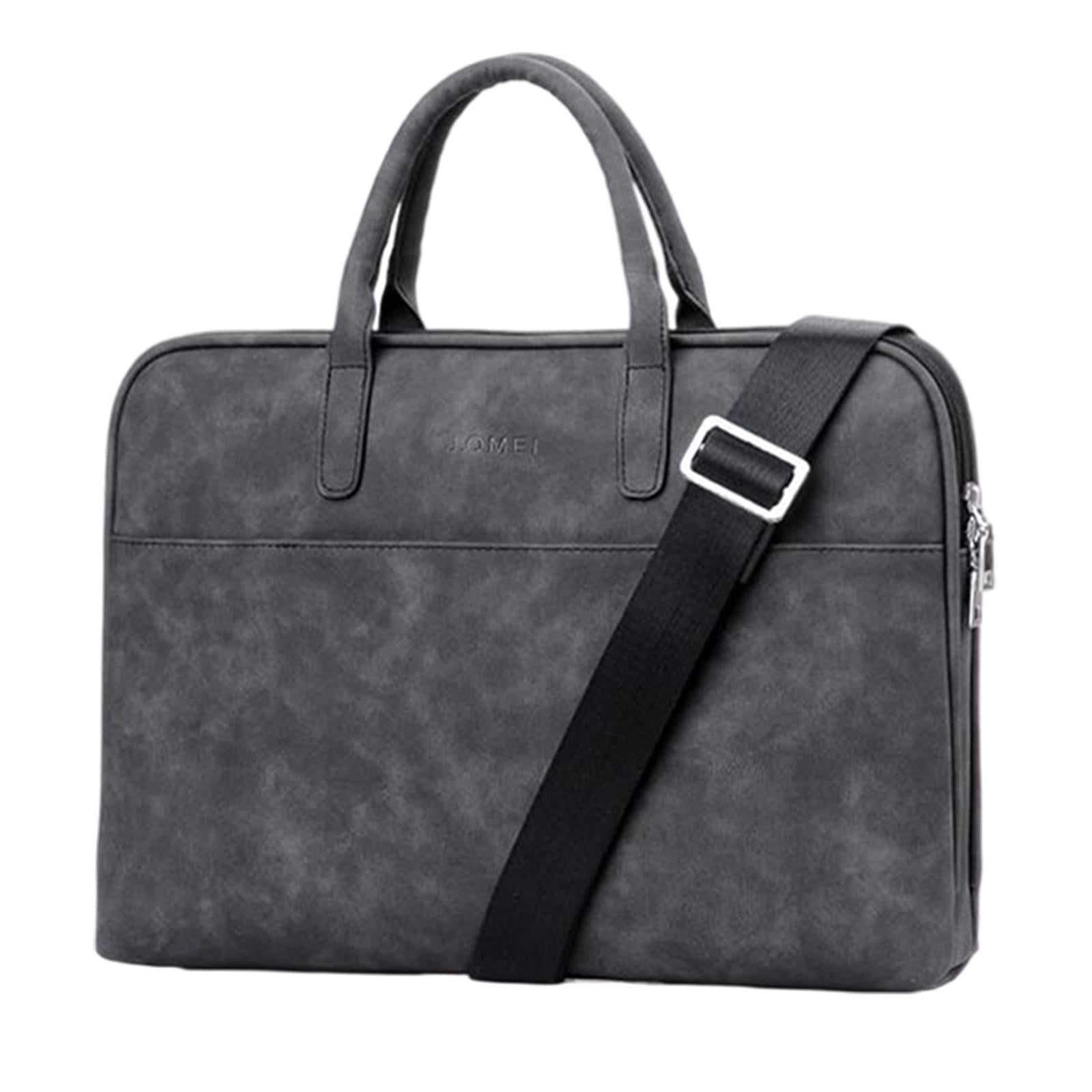 Laptop Sleeve With Straps with Handle for Men College School Black 15.6inch