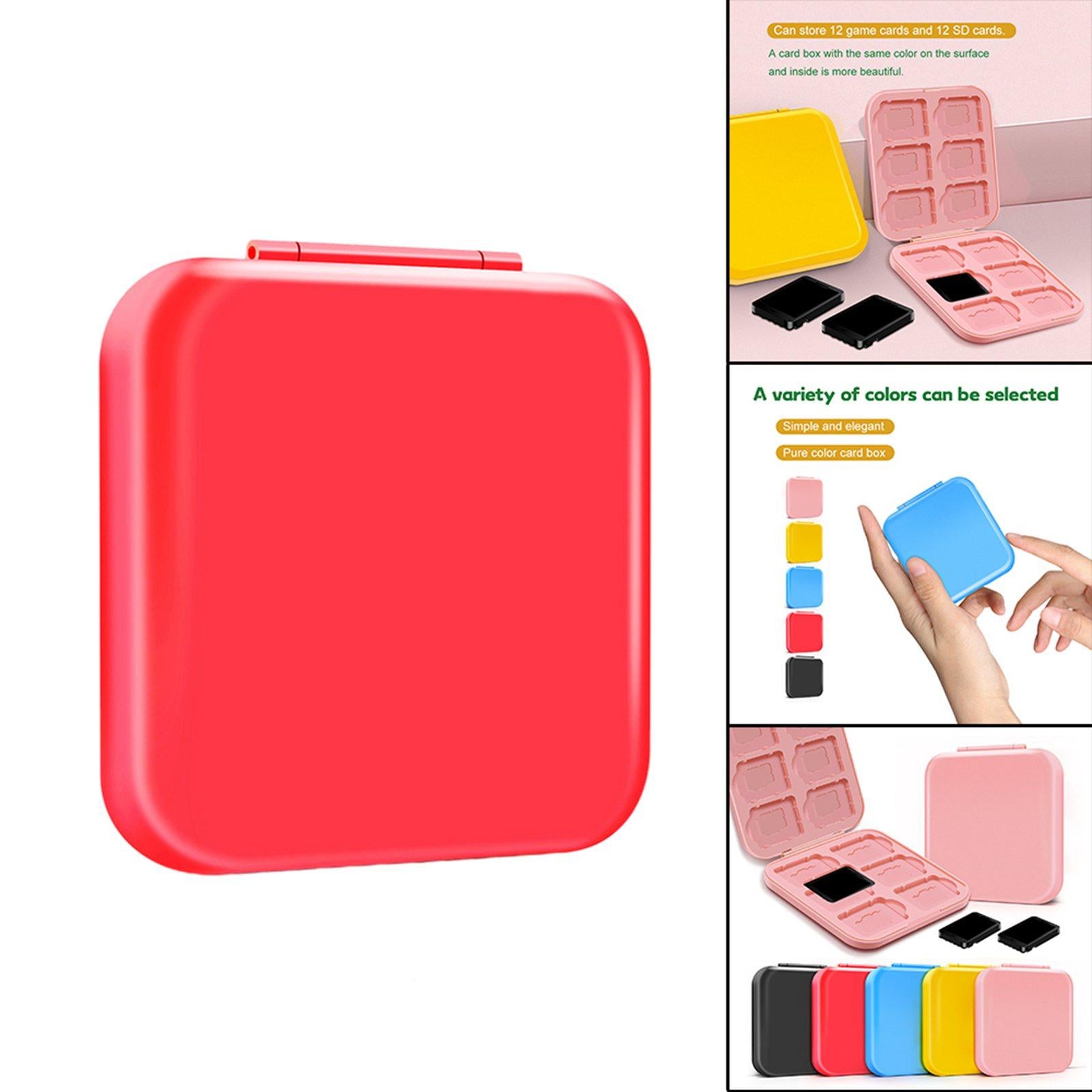 12 In 1 Game Card Case Storage Cartridge for Nintend Switch Red