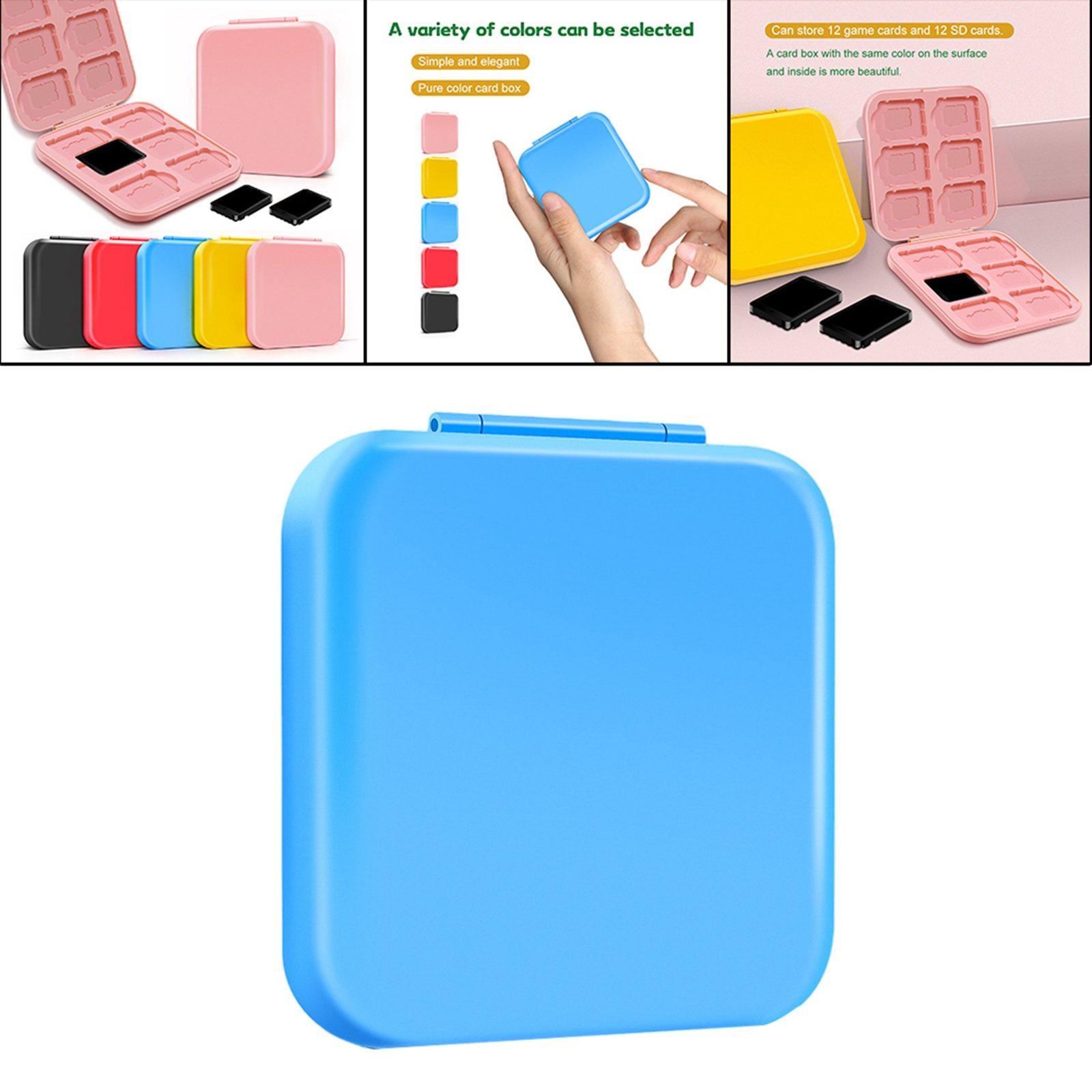 12 In 1 Game Card Case Storage Cartridge for Nintend Switch Blue