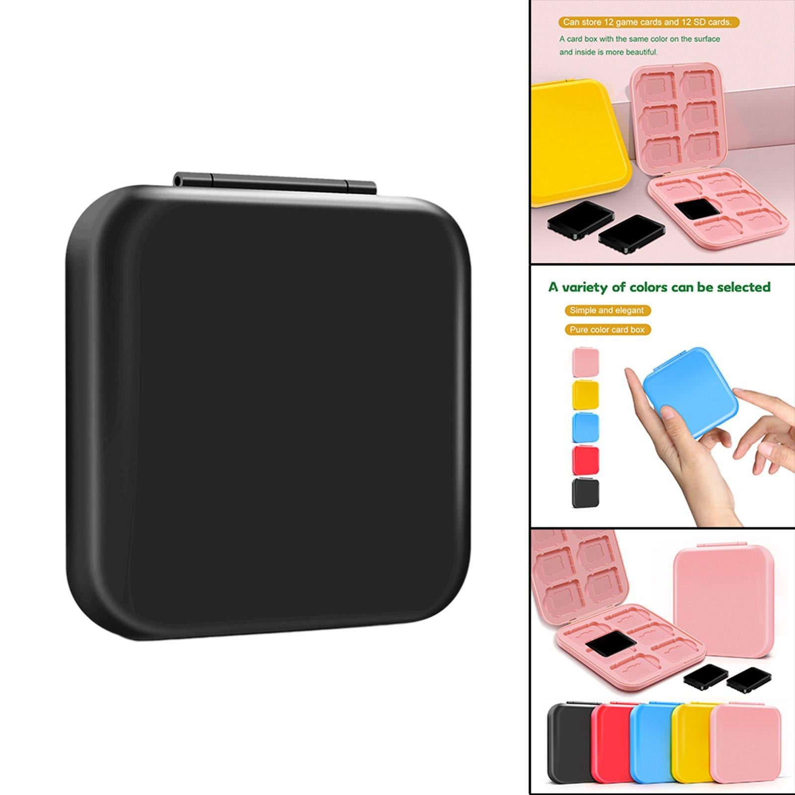 12 In 1 Game Card Case Storage Cartridge for Nintend Switch Black