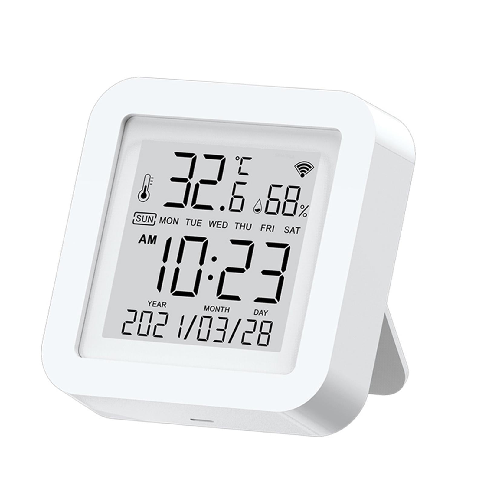 Temperature Humidity Sensor Remote Control WiFi Monitor Alerts For Tuya